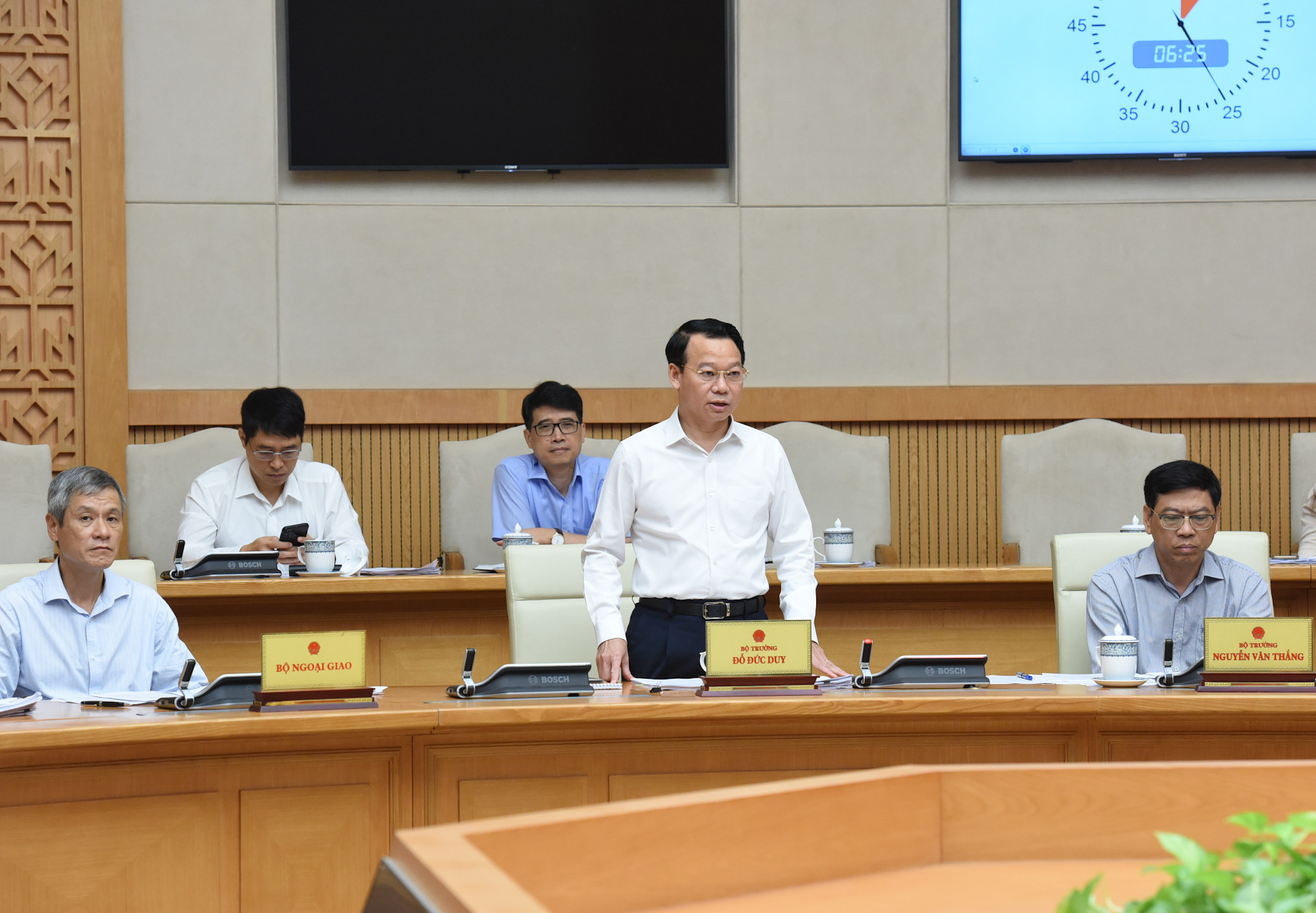 Bộ trưởng Tài nguyên và Môi trường Đỗ Đức Duy phát biểu.