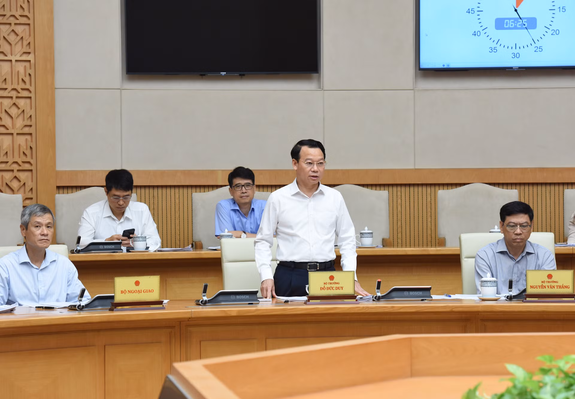 Bộ trưởng Tài nguyên và Môi trường Đỗ Đức Duy phát biểu.