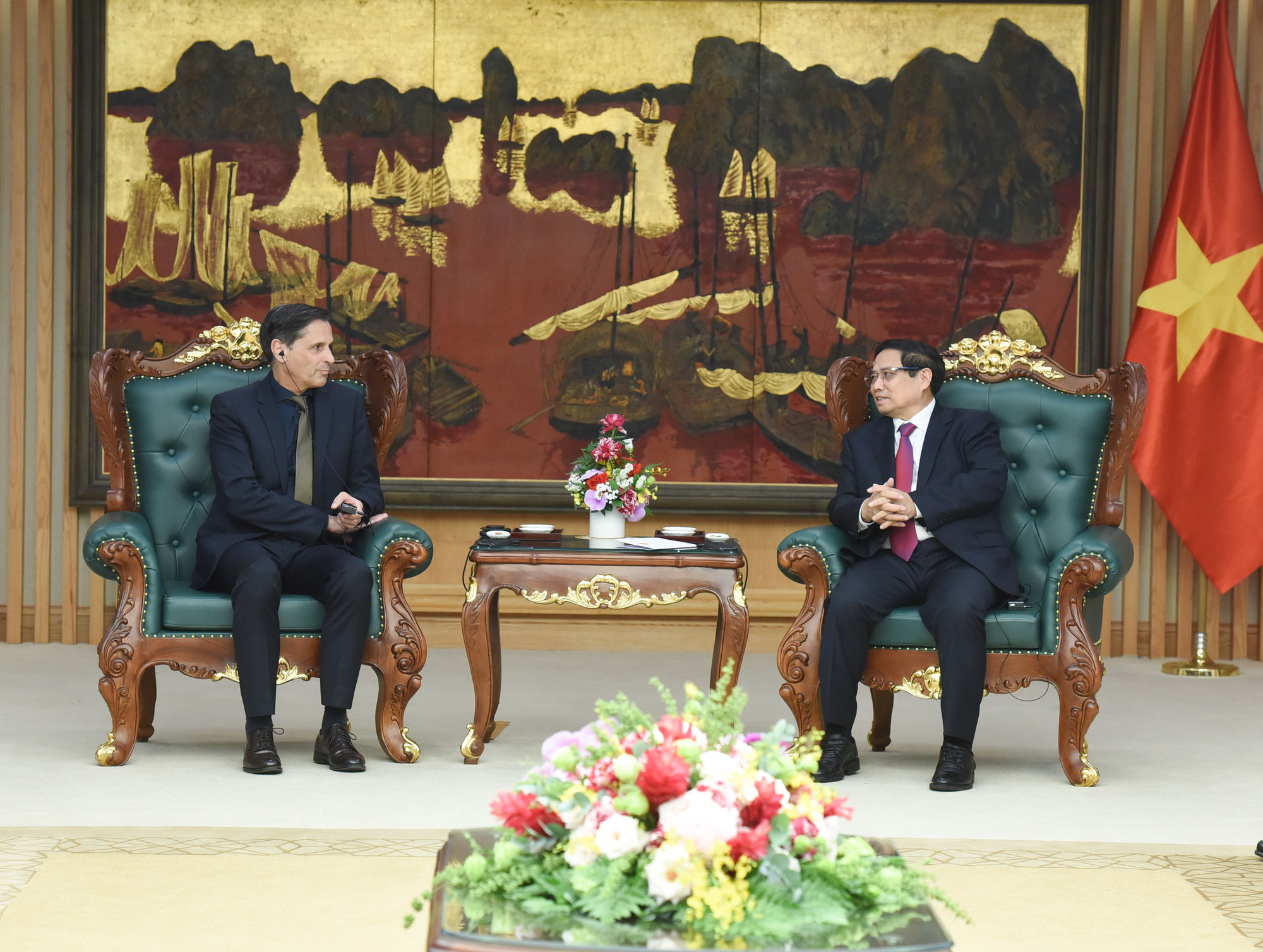 Thủ tướng Phạm Minh Chính tiếp ông Klaus Zellmer, Chủ tịch Tập đoàn Skoda Auto (Cộng hòa Séc).