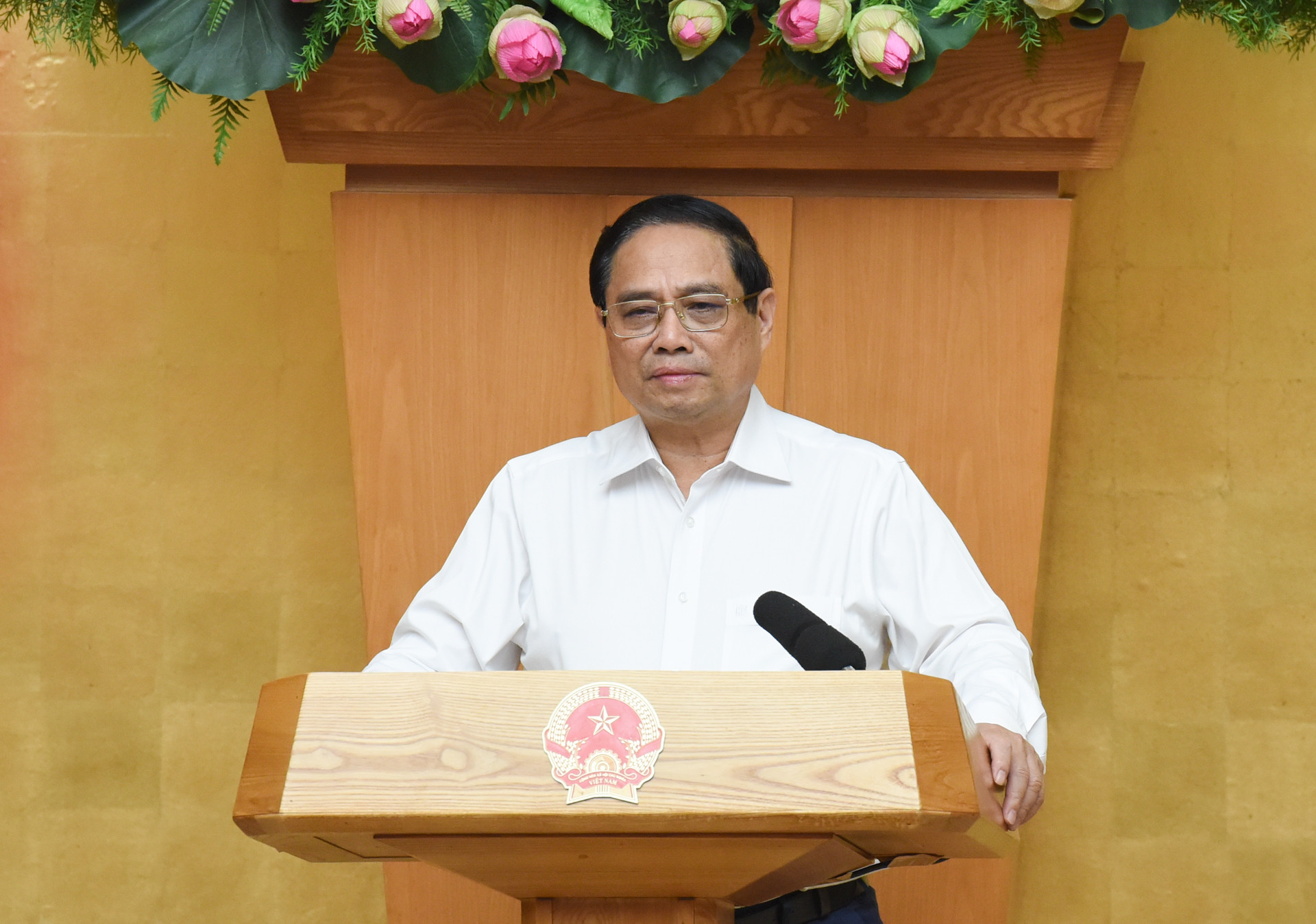 Thủ tướng Phạm Minh Chính chủ trì Phiên họp Chính phủ chuyên đề về xây dựng pháp luật.