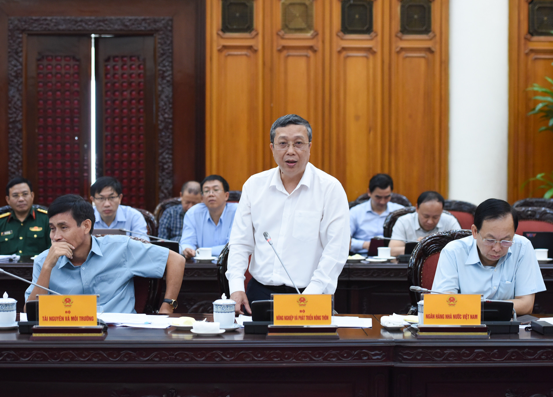 Đại diện lãnh đạo Bộ Nông nghiệp và Phát triển Nông thôn phát biểu. Đại diện lãnh đạo Bộ Nông nghiệp và Phát triển Nông thôn phát biểu.