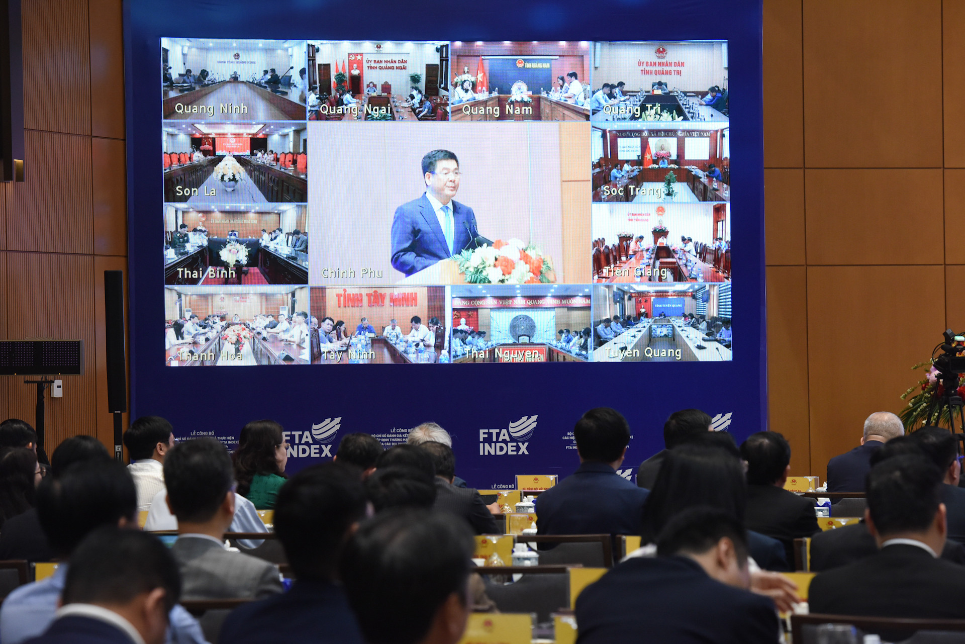 Lễ công bố diễn ra dưới hình thức trực tiếp tại Văn phòng Chính phủ và trực tuyến đến các địa phương trong cả nước.