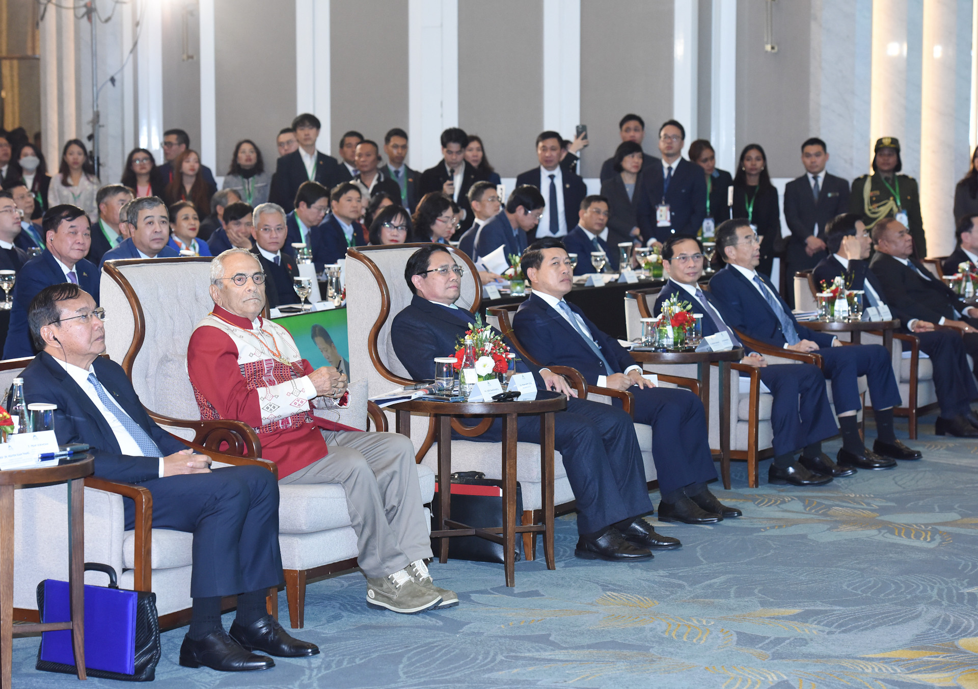 Thủ tướng Phạm Minh Chính, Tổng thống Timor-Leste Jose Ramos-Horta và các đại biểu dự lễ khai mạc Diễn đàn Tương lai ASEAN 2025.