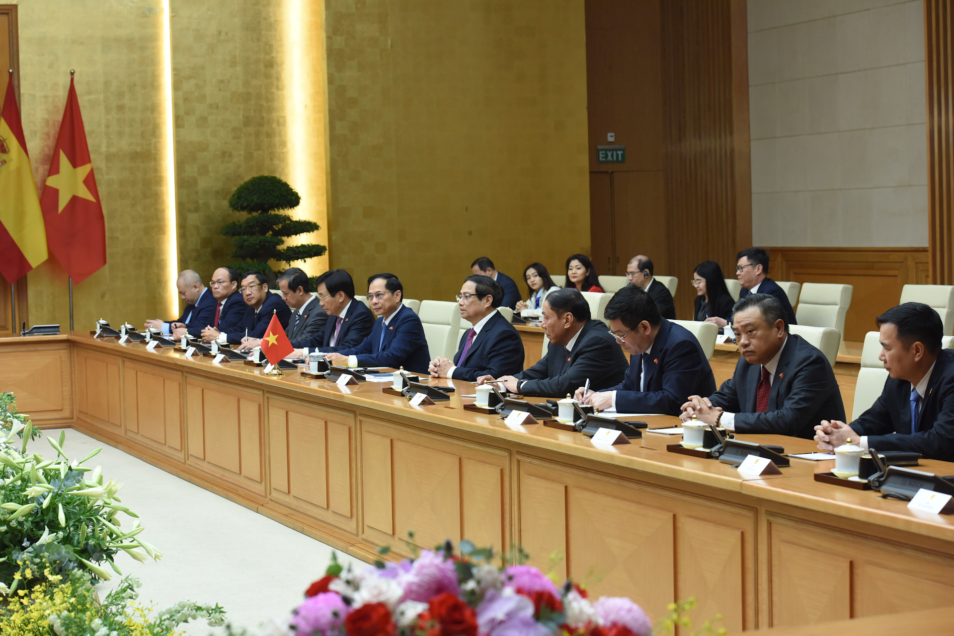 [Ảnh] Thủ tướng Phạm Minh Chính hội đàm với Thủ tướng Tây Ban Nha Pedro Sanchez ảnh 5