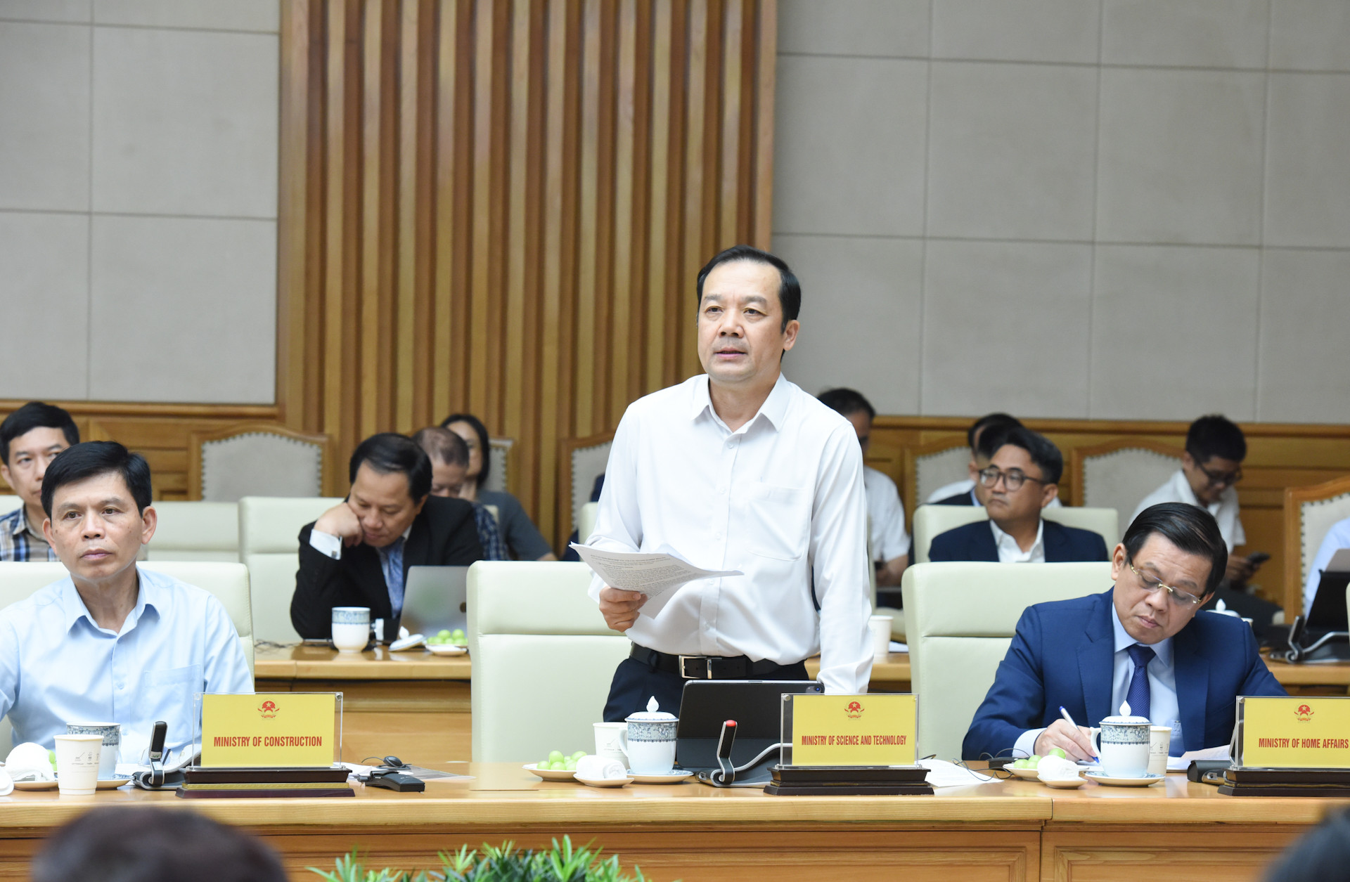 Thứ trưởng Khoa học và Công nghệ Phạm Đức Long phát biểu. Thứ trưởng Khoa học và Công nghệ Phạm Đức Long phát biểu.