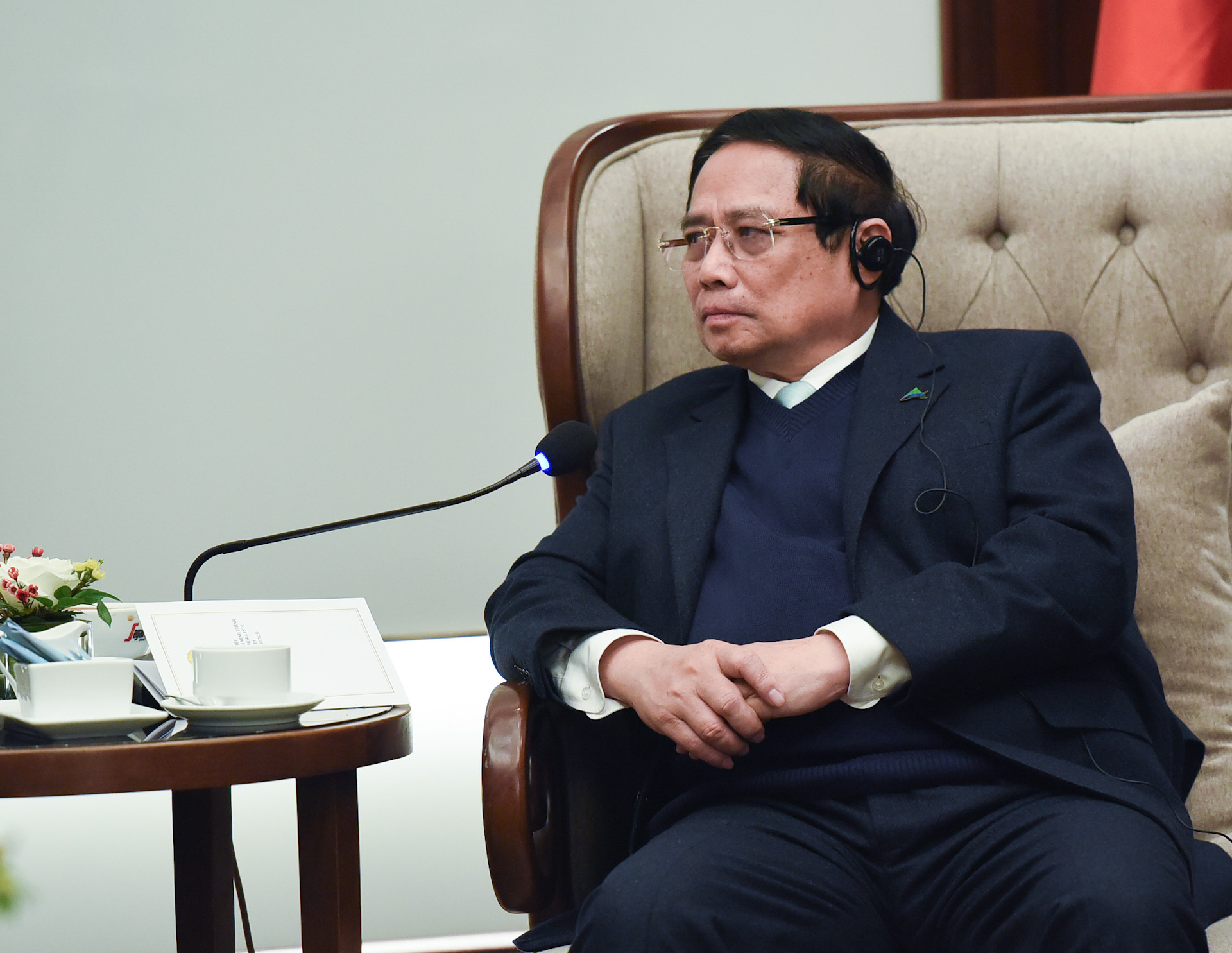 Thủ tướng Phạm Minh Chính phát biểu tại hội kiến Tổng thống Timor-Leste Jose Ramos-Horta. Thủ tướng Phạm Minh Chính phát biểu tại hội kiến Tổng thống Timor-Leste Jose Ramos-Horta.