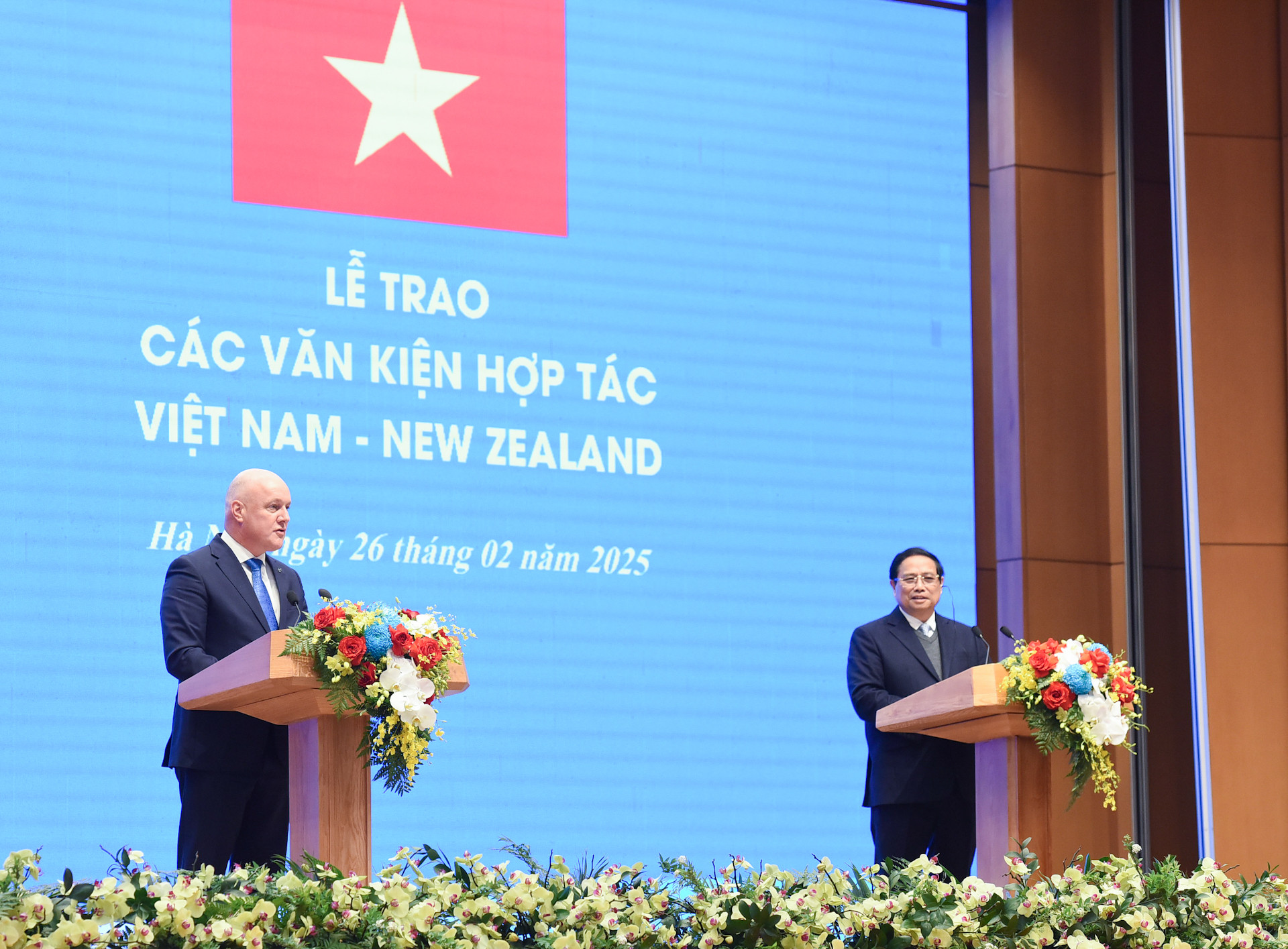 Thủ tướng New Zealand khẳng định nước này rất quan tâm việc làm sâu sắc quan hệ thân thiết với Việt Nam và hy vọng đạt được thêm nhiều thành công trong thời gian tới.