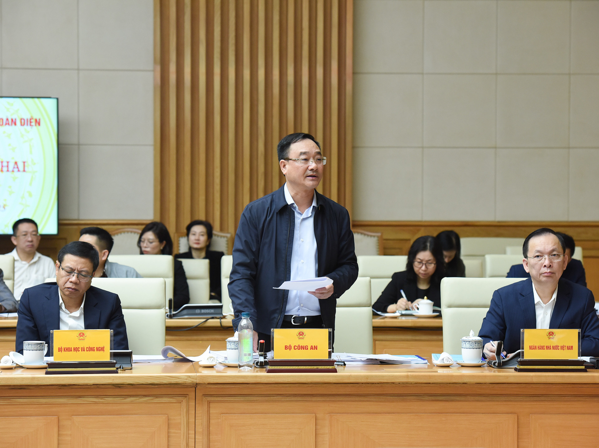 Thứ trưởng Công an Phạm Thế Tùng phát biểu. Thứ trưởng Công an Phạm Thế Tùng phát biểu.