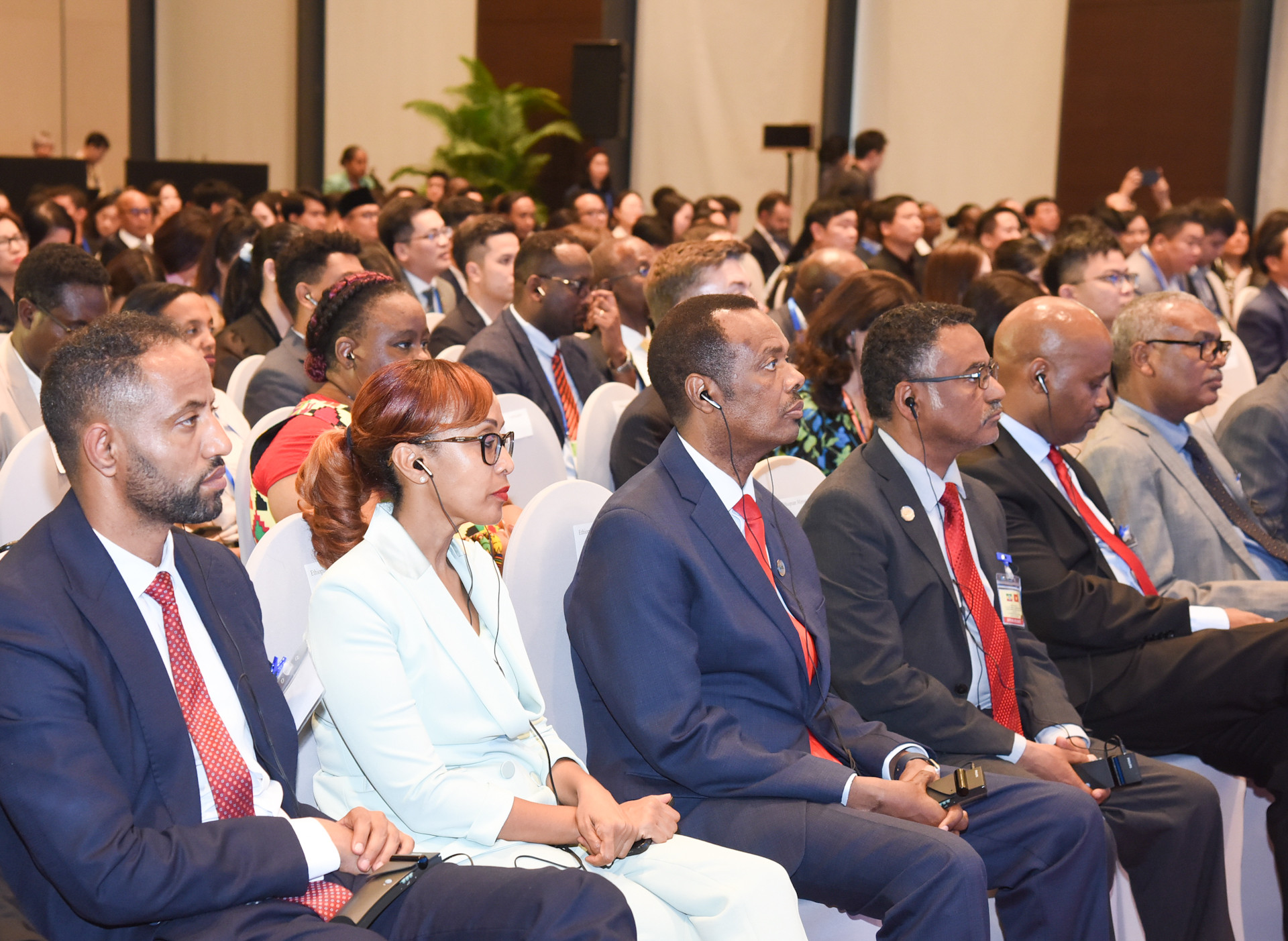 Các đại biểu tham dự lễ bế mạc hội nghị.