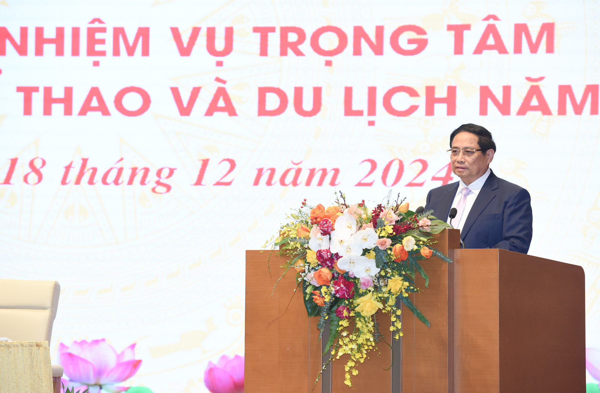 Thủ tướng Phạm Minh Chính phát biểu chỉ đạo tại Hội nghị. Thủ tướng Phạm Minh Chính phát biểu chỉ đạo tại Hội nghị.
