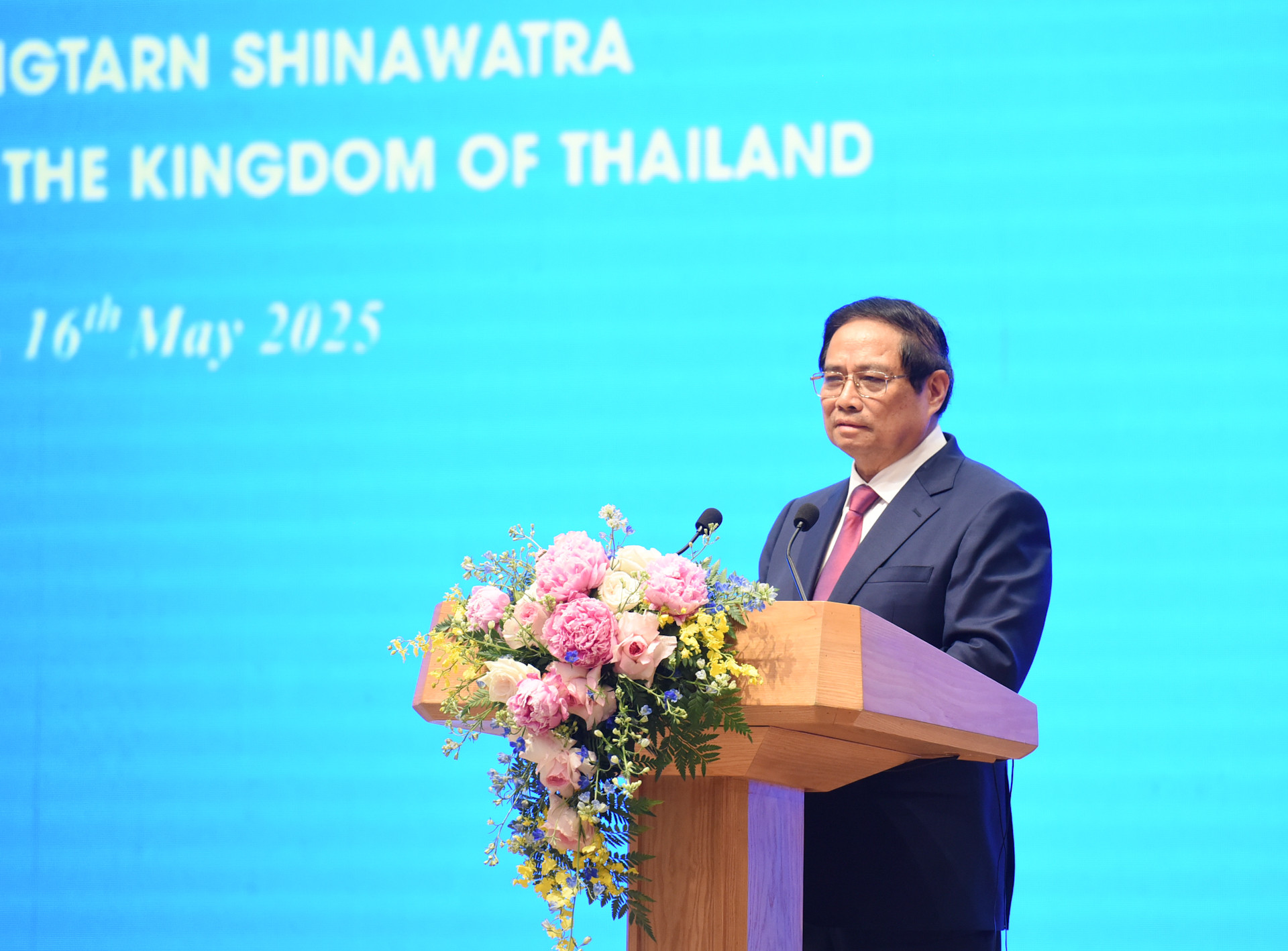 Thủ tướng Phạm Minh Chính phát biểu tại buổi họp báo.