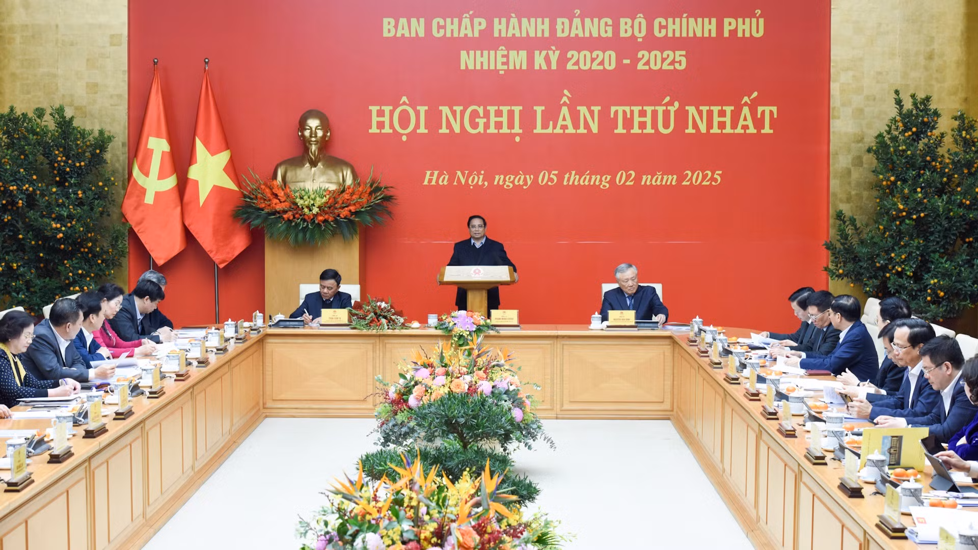 Hội nghị lần thứ nhất Ban Chấp hành Đảng bộ Chính phủ nhiệm kỳ 2020-2025.