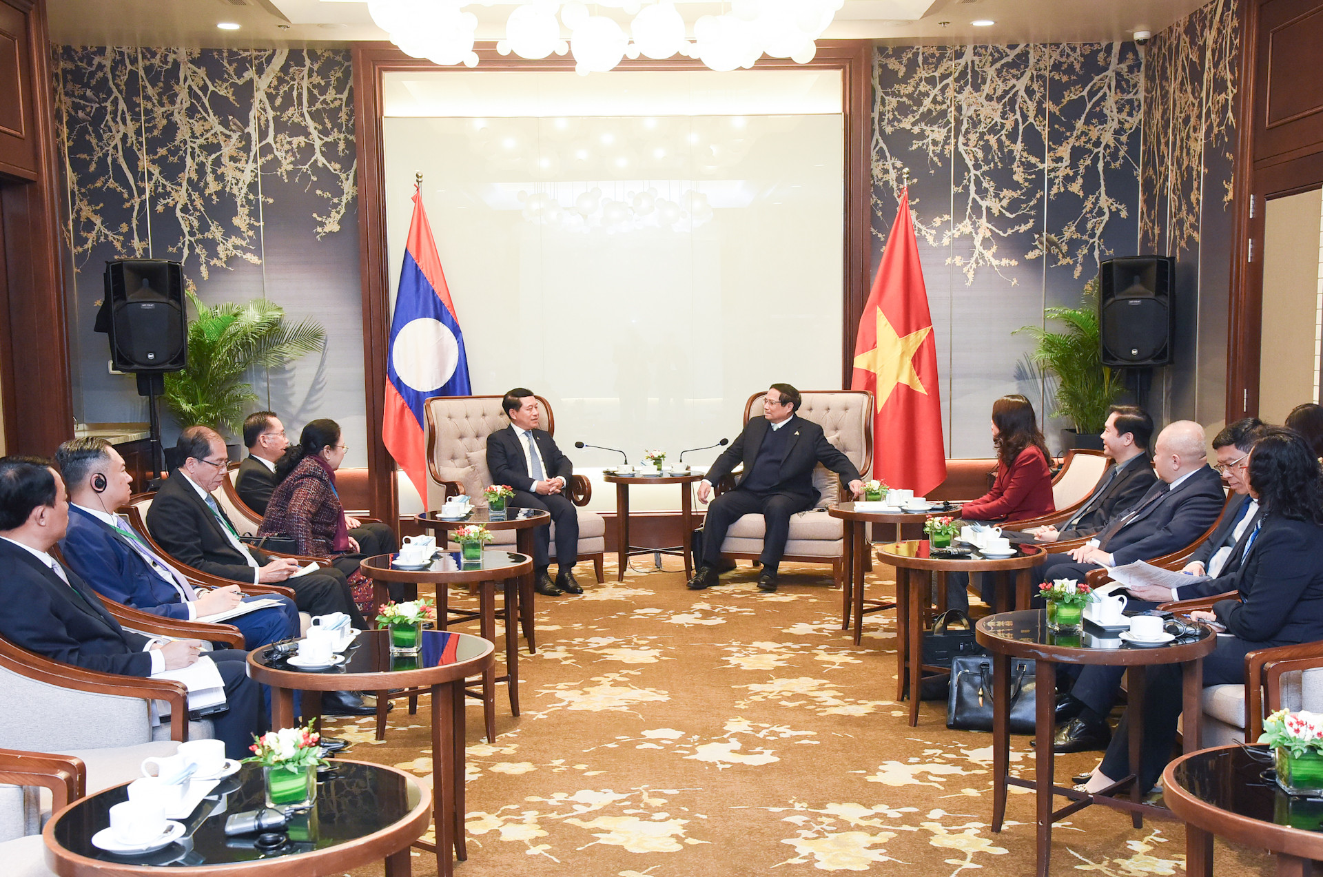 Quang cảnh buổi tiếp.