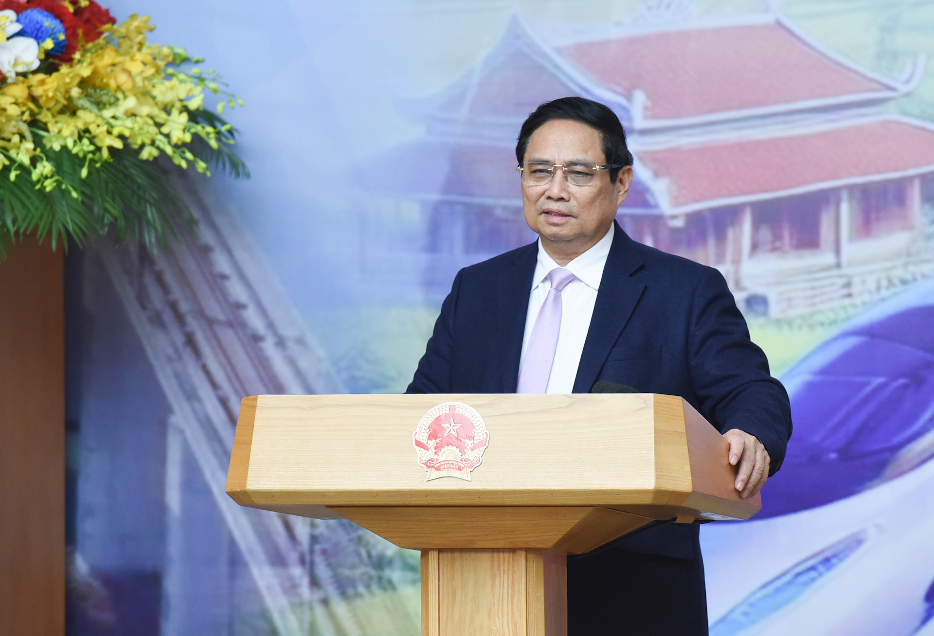 Thủ tướng Phạm Minh Chính phát biểu chỉ đạo cuộc họp.