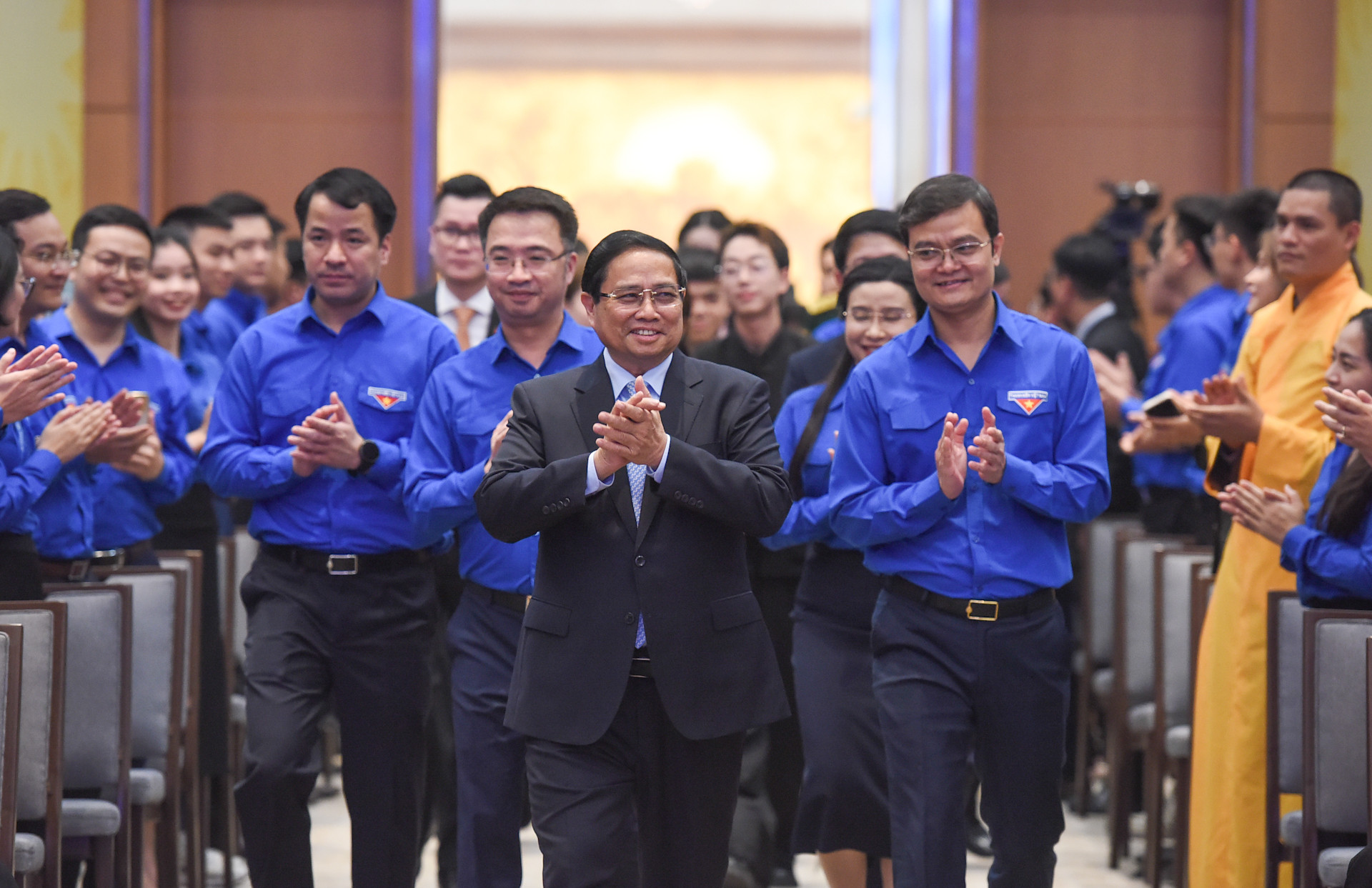 Thủ tướng Phạm Minh Chính dự buổi đối thoại với thanh niên Việt Nam năm 2025. Thủ tướng Phạm Minh Chính dự buổi đối thoại với thanh niên Việt Nam năm 2025.