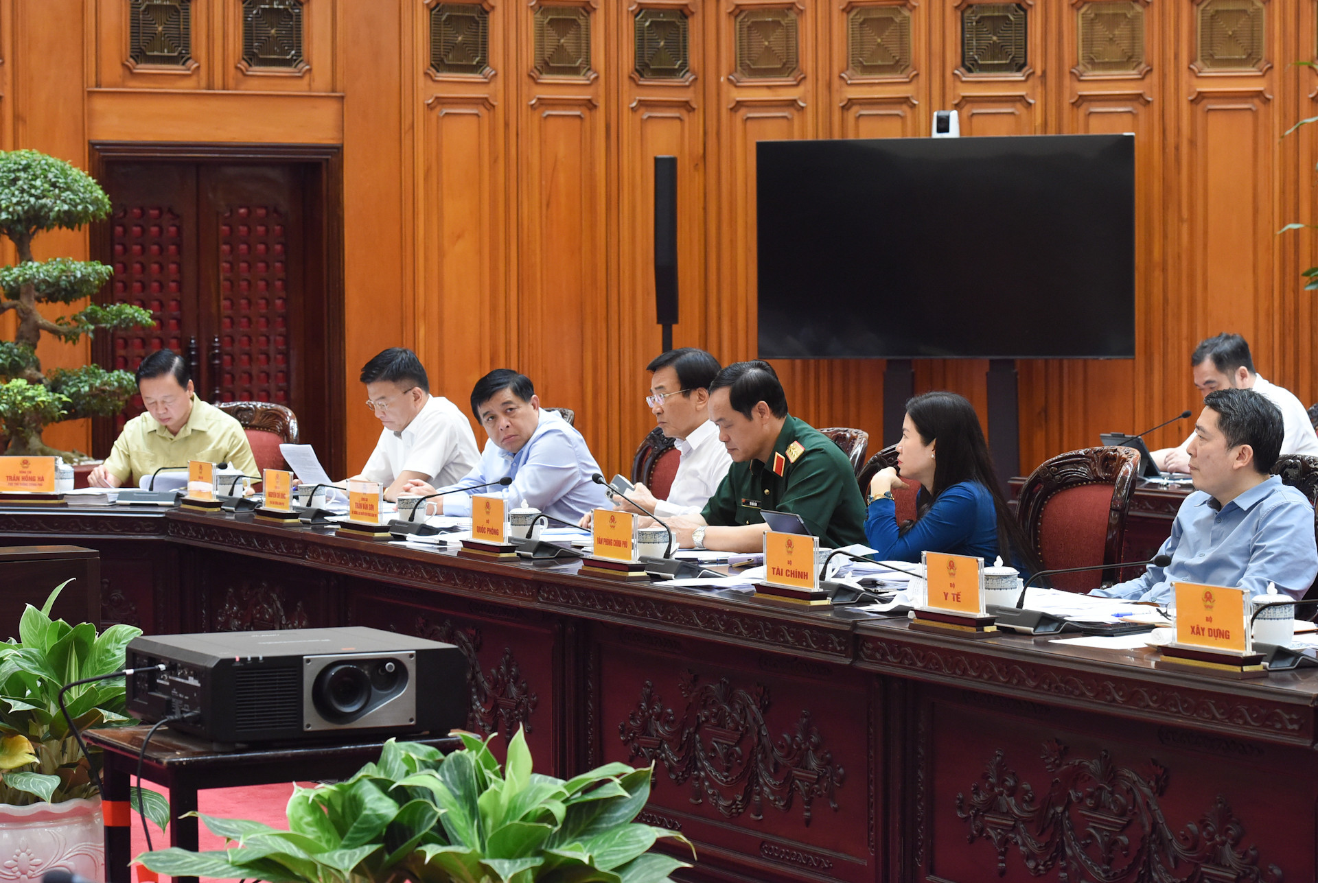 Các đại biểu tham dự cuộc họp chuẩn bị cho việc đàm phán thỏa thuận thương mại song phương với Hoa Kỳ.