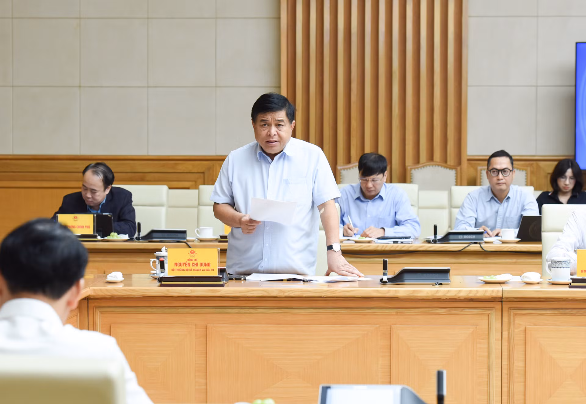 Bộ trưởng Kế hoạch và Đầu tư Nguyễn Chí Dũng phát biểu. Bộ trưởng Kế hoạch và Đầu tư Nguyễn Chí Dũng phát biểu.