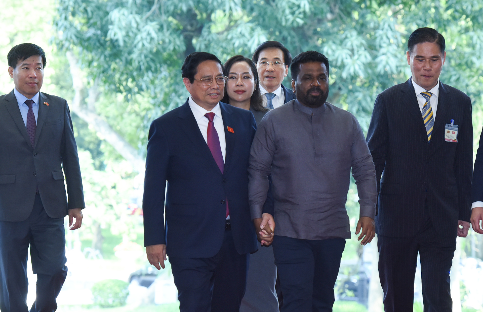 Thủ tướng Phạm Minh Chính và Tổng thống Sri Lanka Anura Kumara Dissanayaka.