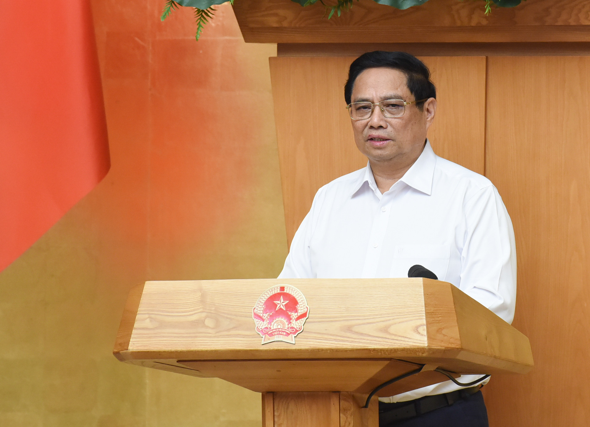 Thủ tướng Phạm Minh Chính chủ trì phiên họp.