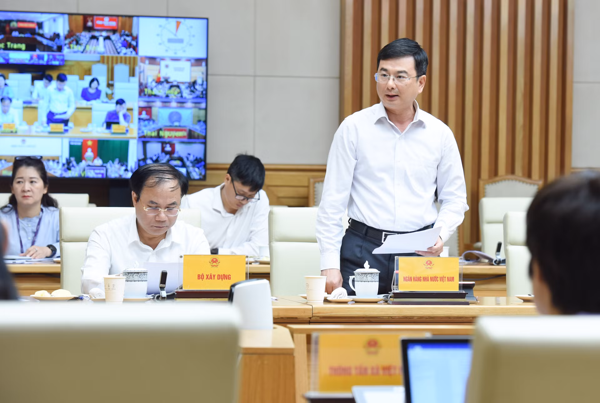 [Ảnh] Thủ tướng Phạm Minh Chính chủ trì phiên họp lần thứ tư Ban Chỉ đạo xóa nhà tạm, nhà dột nát ảnh 10