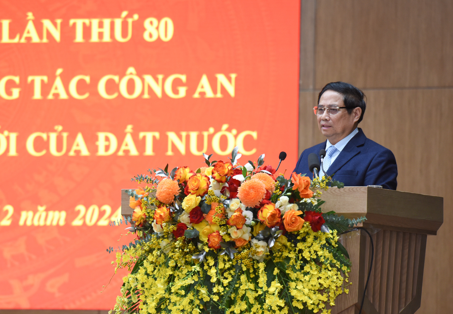 Thủ tướng Phạm Minh Chính phát biểu chỉ đạo hội nghị. Thủ tướng Phạm Minh Chính phát biểu chỉ đạo hội nghị.