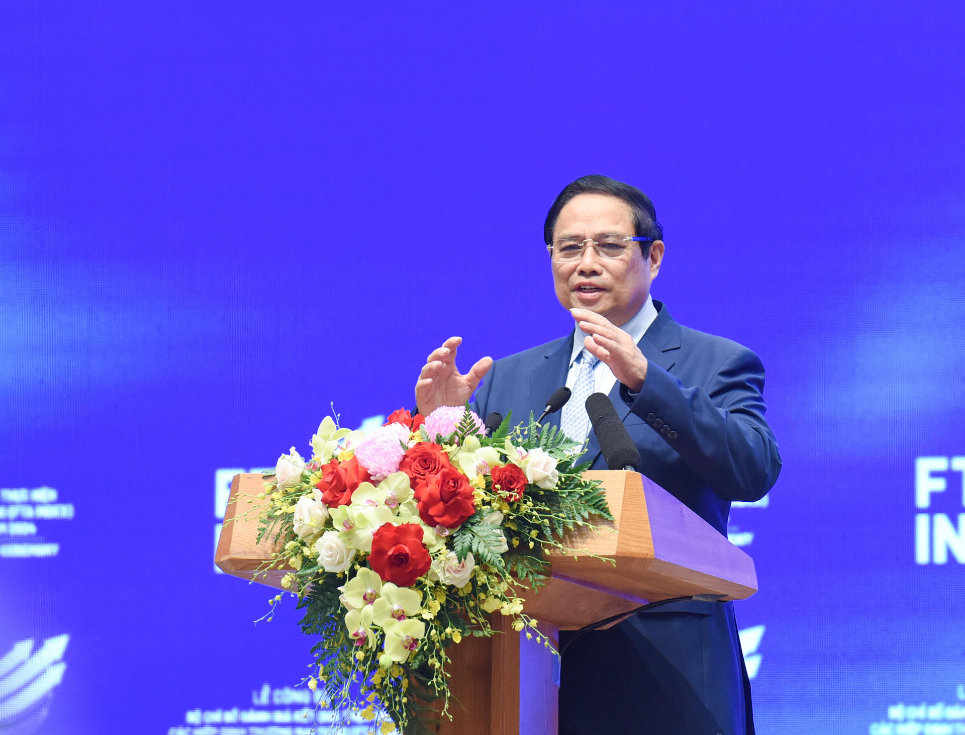 Thủ tướng Phạm Minh Chính phát biểu chỉ đạo tại buổi lễ.