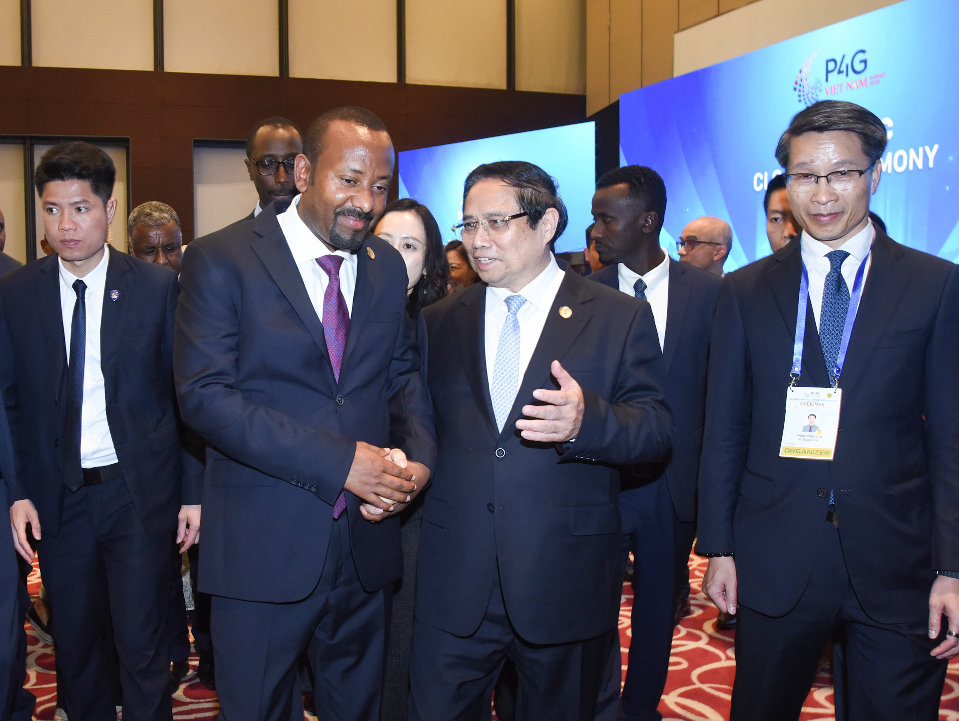 Thủ tướng Phạm Minh Chính và Thủ tướng Ethiopia Abiy Ahmed Ali.