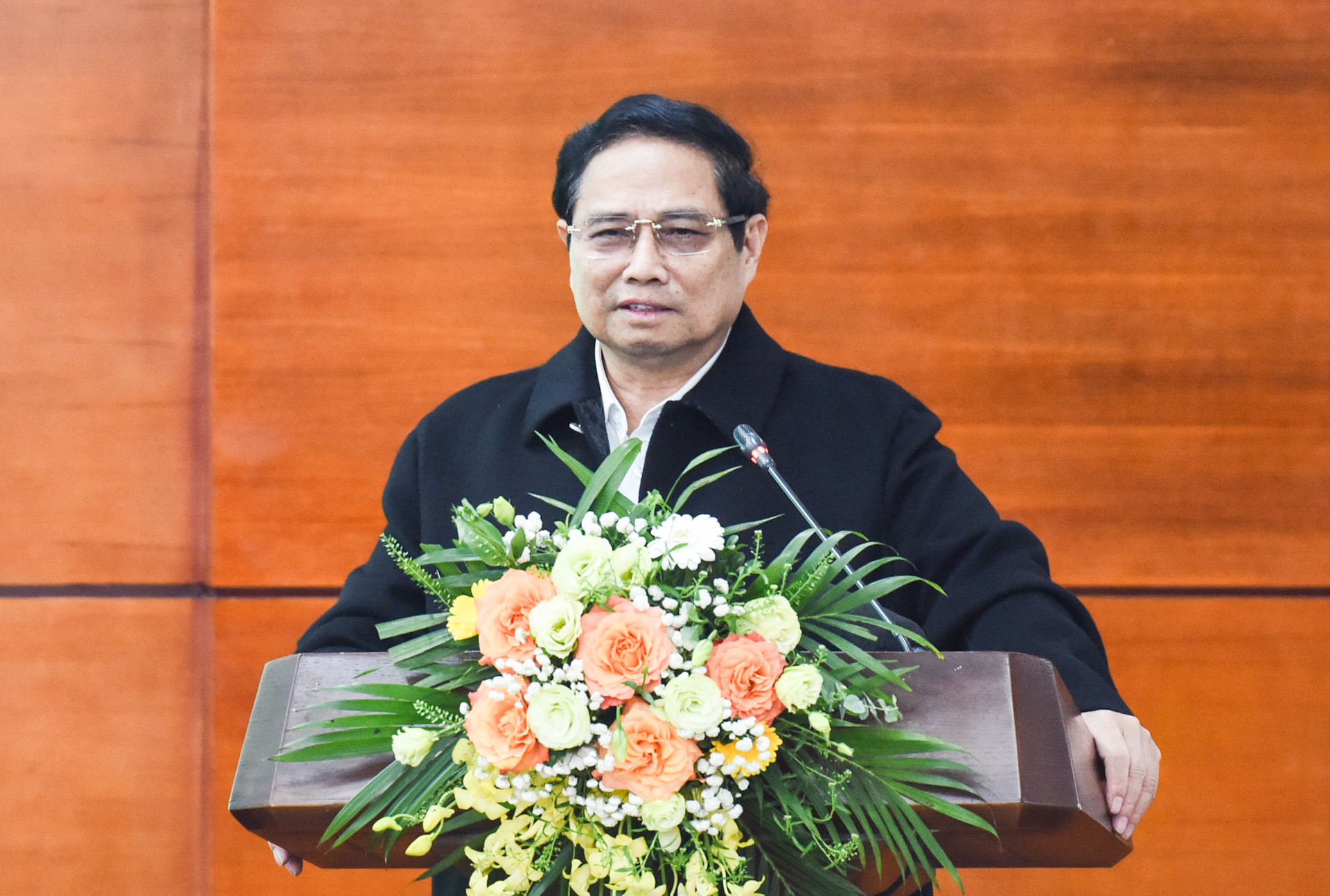 Thủ tướng Phạm Minh Chính phát biểu chỉ đạo Hội nghị triển khai nhiệm vụ ngành nông nghiệp.