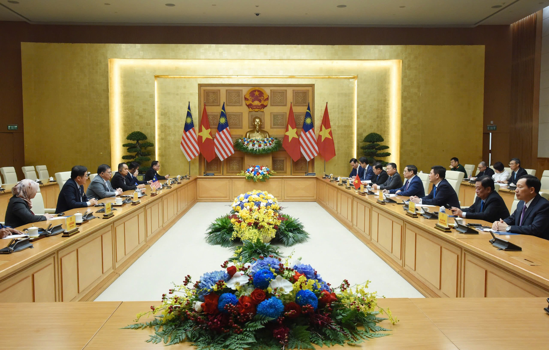 Quang cảnh buổi hội kiến.