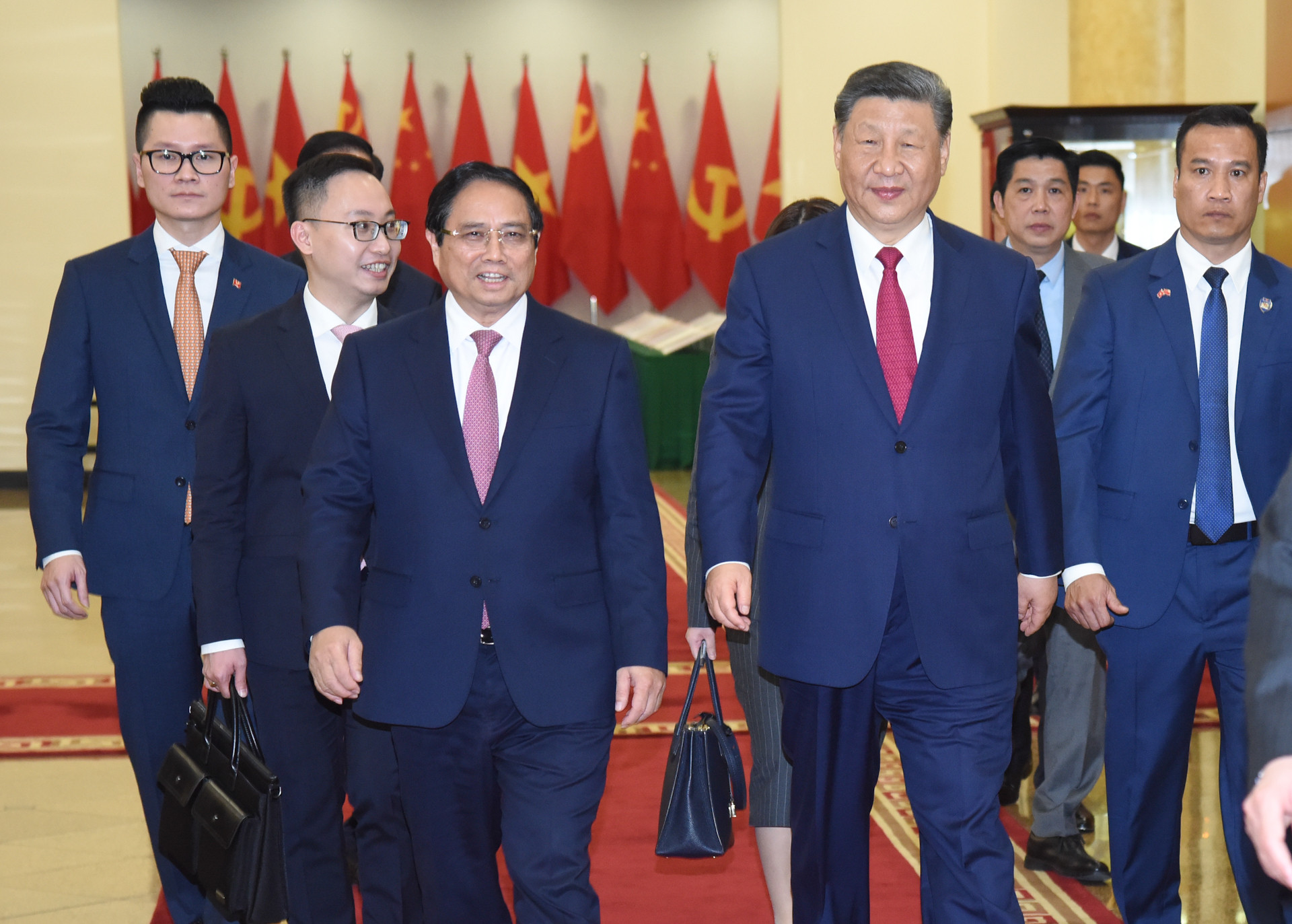 [Ảnh] Thủ tướng Phạm Minh Chính hội kiến với Tổng Bí thư, Chủ tịch Trung Quốc Tập Cận Bình ảnh 1