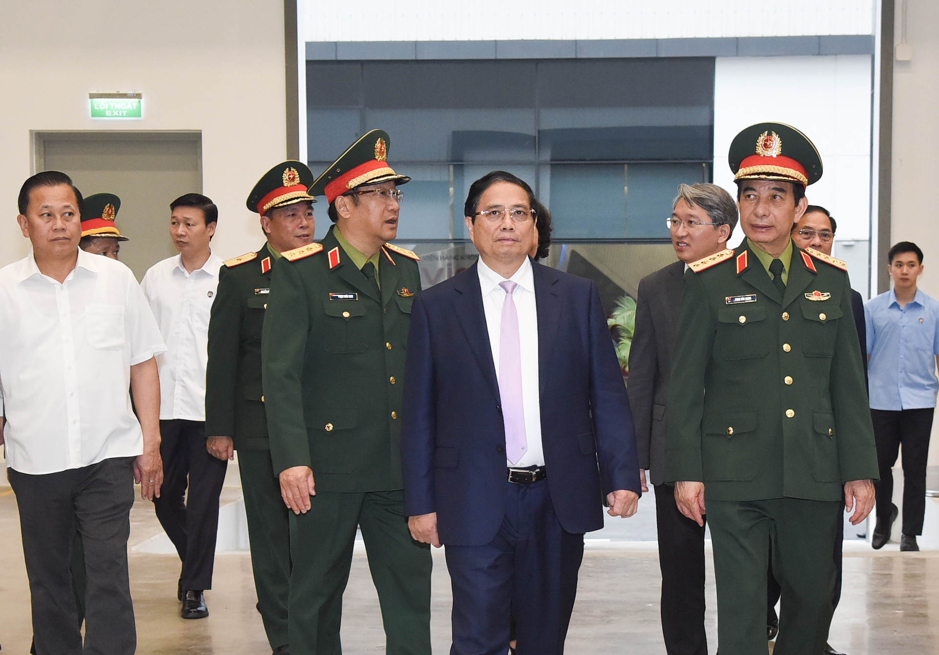 Thủ tướng Phạm Minh Chính thăm và làm việc với Tập đoàn Công nghiệp-Viễn thông Quân đội (Viettel).