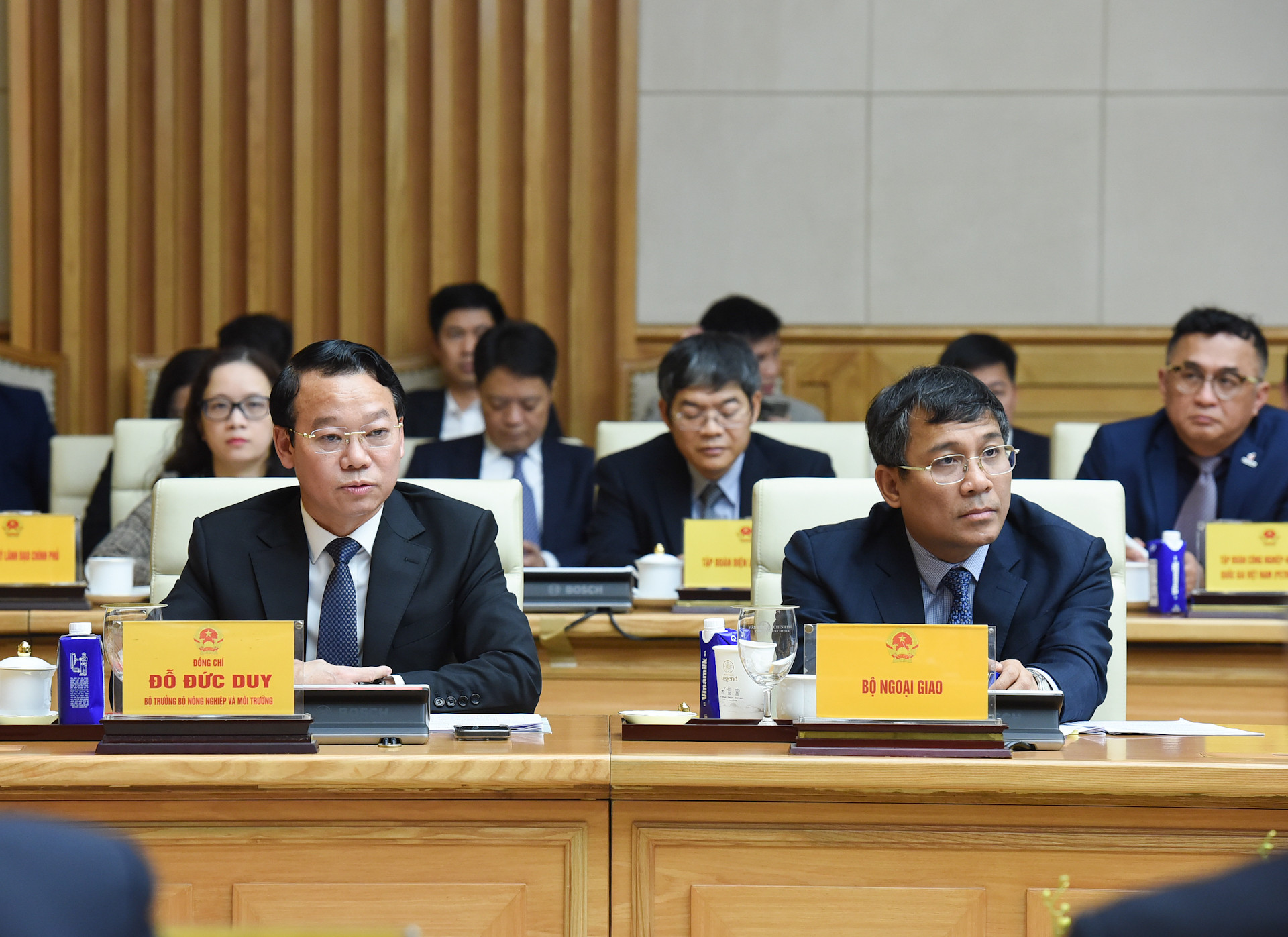 Bộ trưởng Nông nghiệp và Môi trường Đỗ Đức Duy phát biểu. Bộ trưởng Nông nghiệp và Môi trường Đỗ Đức Duy phát biểu.