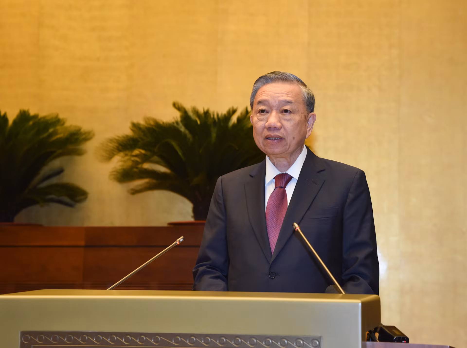 Tổng Bí thư, Chủ tịch nước Tô Lâm phát biểu chỉ đạo Hội nghị toàn quốc quán triệt, triển khai thực hiện Nghị quyết Hội nghị lần thứ 10, Ban Chấp hành Trung ương Đảng khóa XIII.