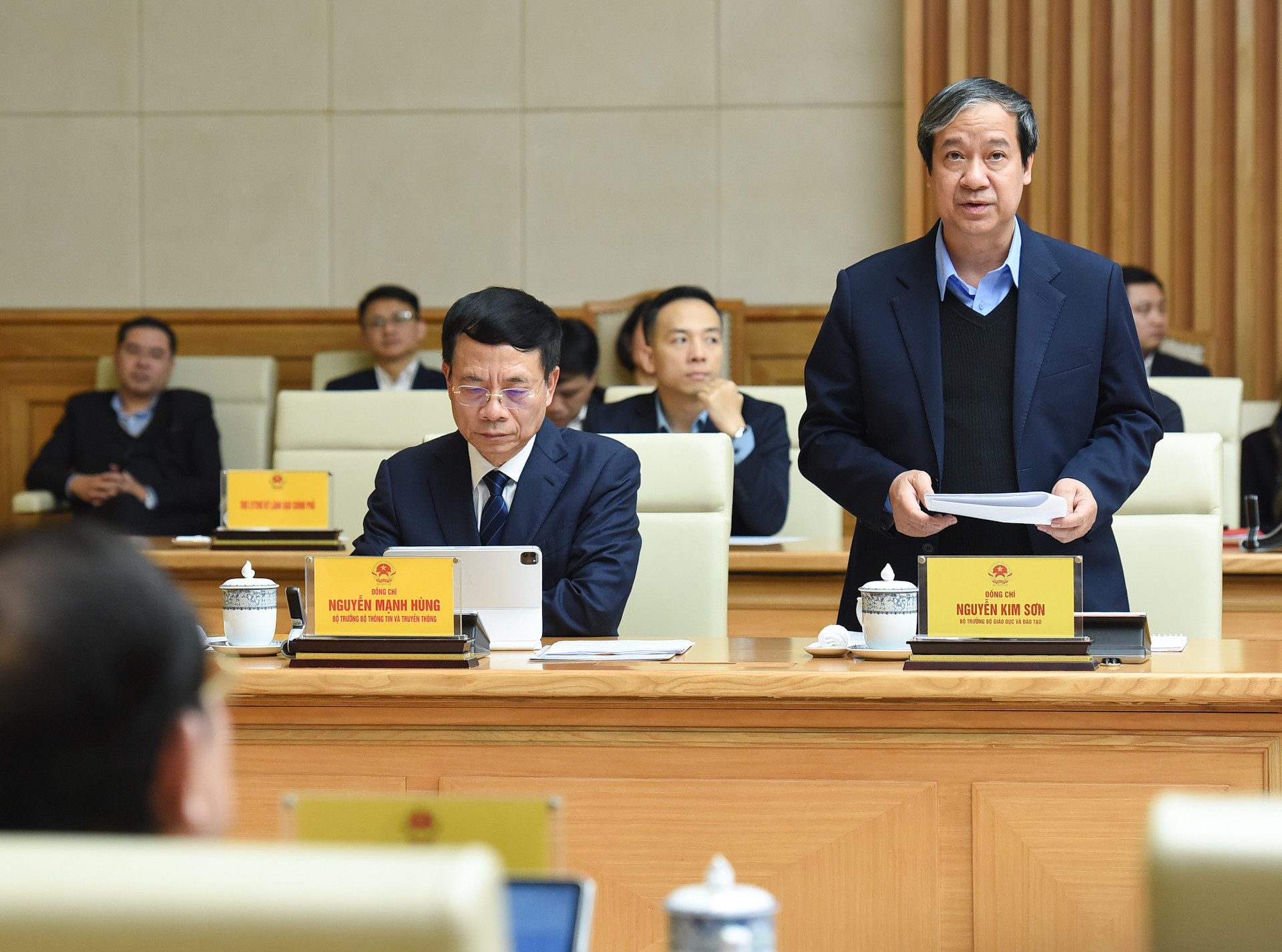 Bộ trưởng Giáo dục và Đào tạo Nguyễn Kim Sơn: Các chính sách ưu đãi thuế, tiếp cận vốn vay với các cơ sở giáo dục đại học và các nhà đầu tư cho giáo dục đại học rất cần thiết. Bộ trưởng Giáo dục và Đào tạo Nguyễn Kim Sơn: Các chính sách ưu đãi thuế, tiếp cận vốn vay với các cơ sở giáo dục đại học và các nhà đầu tư cho giáo dục đại học rất cần thiết.