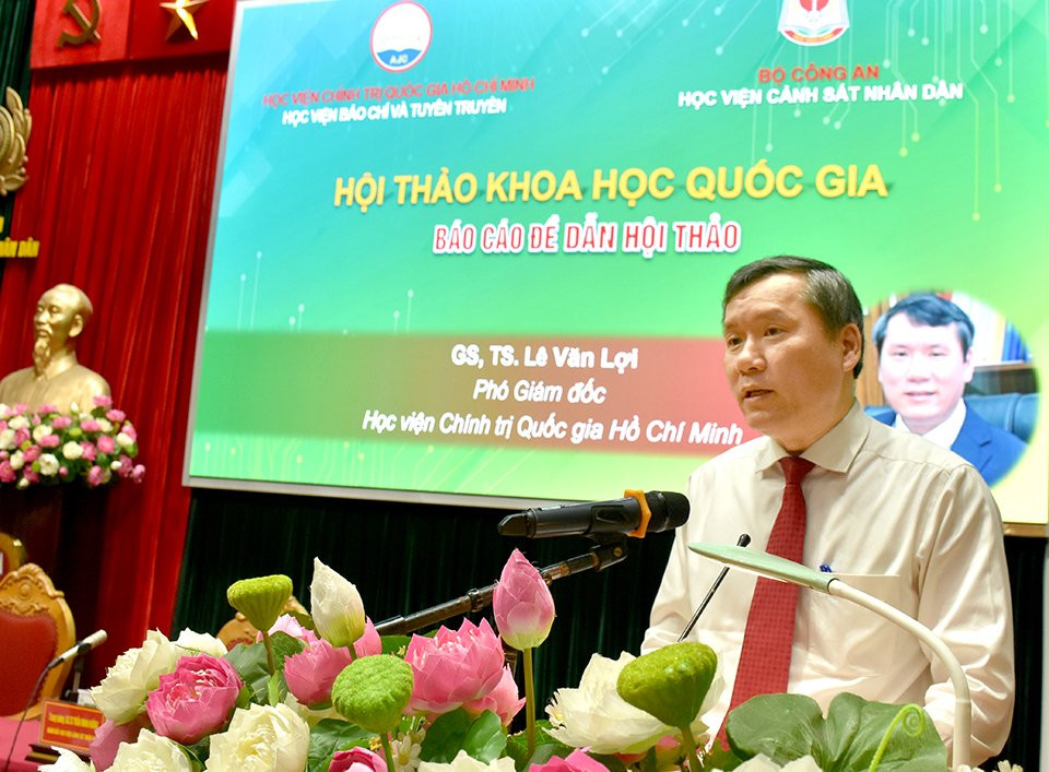 GS, TS. Lê Văn Lợi, Phó Giám đốc Học viện Chính trị Quốc gia Hồ Chí Minh. (Ảnh: HVBCTT)
