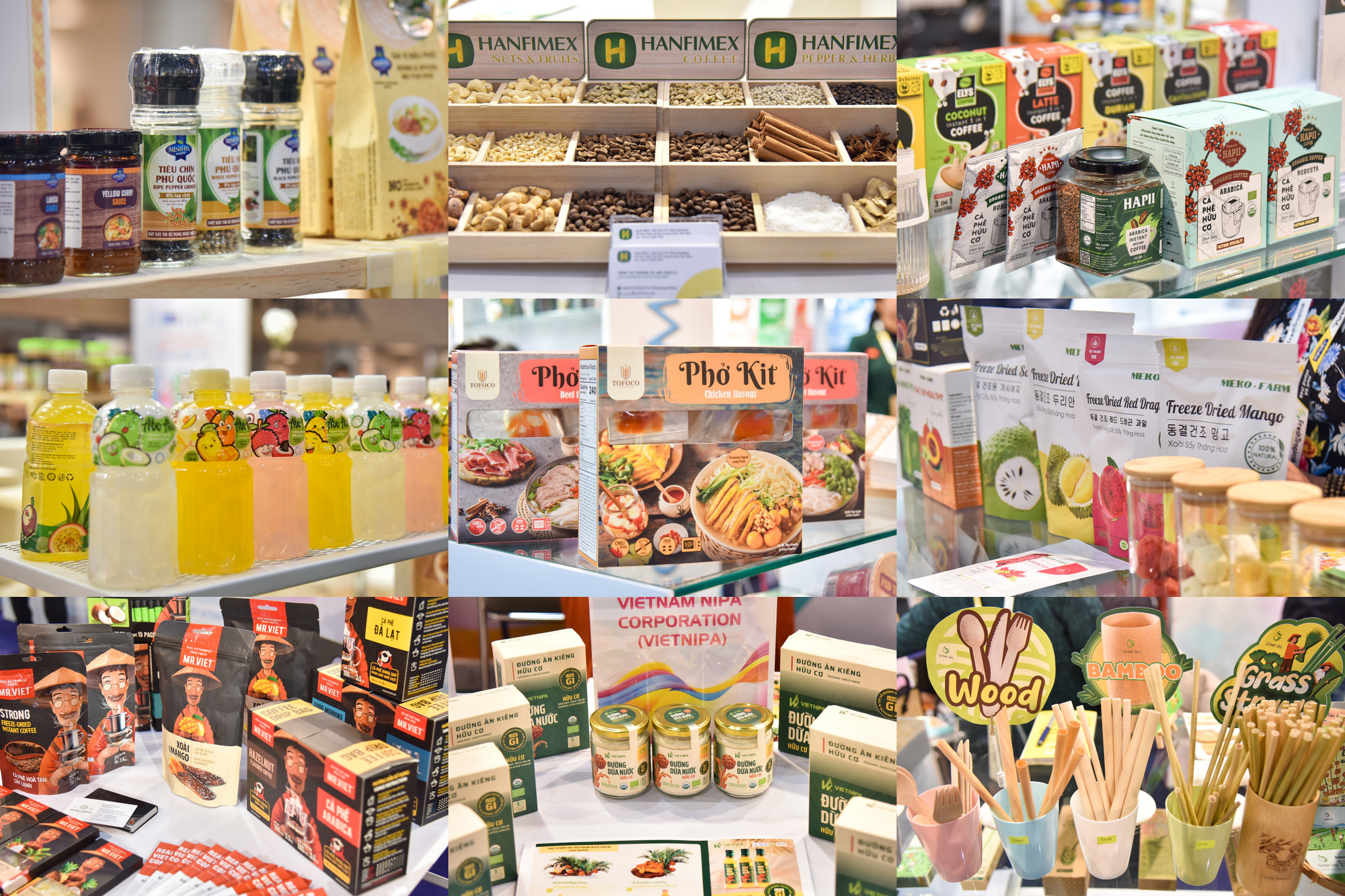 Các mặt hàng đa dạng phong phú và thiết kế bắt mắt của Việt Nam tìm đường vào những thị trường quốc tế lớn. (Ảnh: MINH DUY)