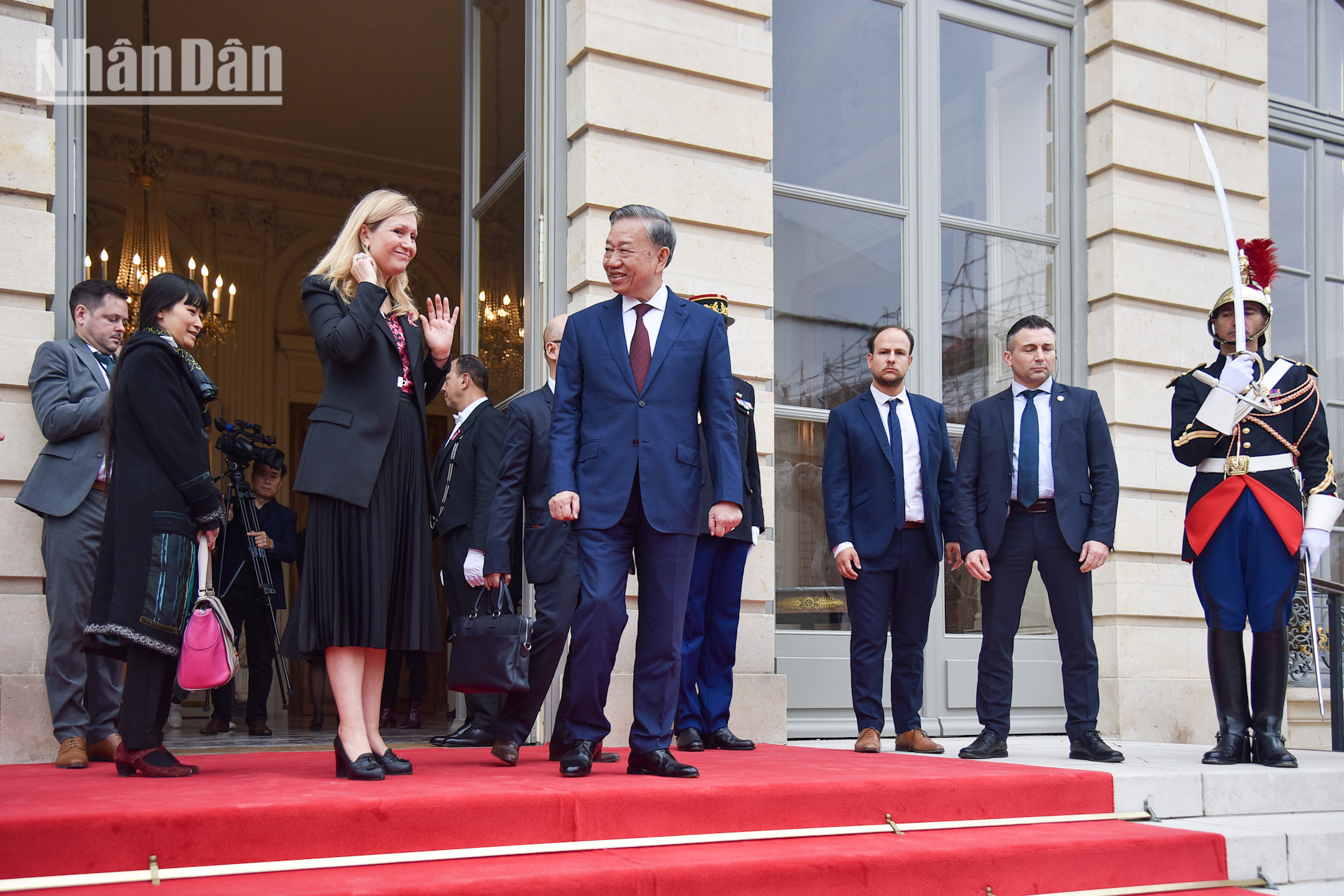 [Ảnh] Tổng Bí thư, Chủ tịch nước Tô Lâm hội kiến Chủ tịch Quốc hội Pháp ảnh 10