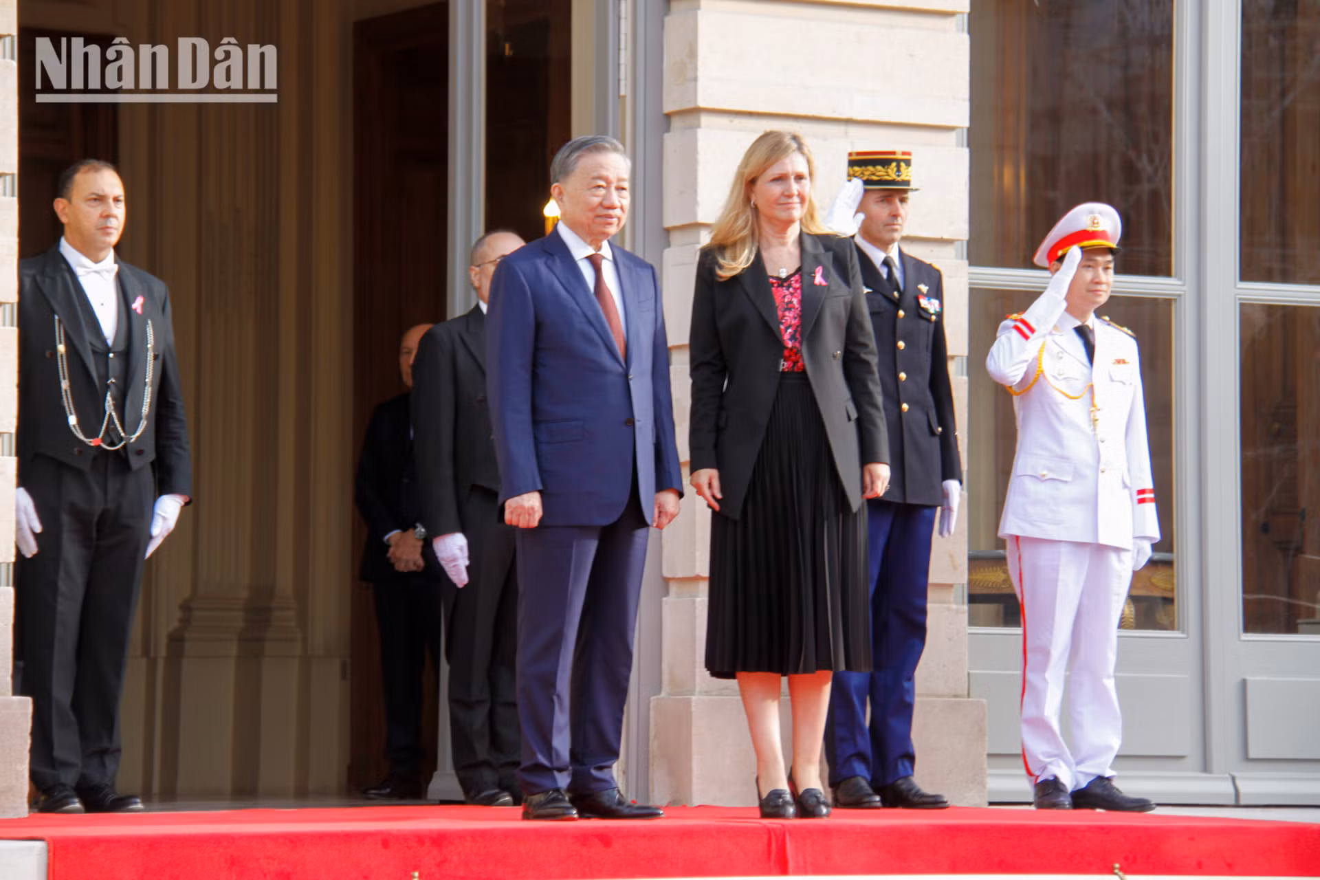 [Ảnh] Tổng Bí thư, Chủ tịch nước Tô Lâm hội kiến Chủ tịch Quốc hội Pháp ảnh 4