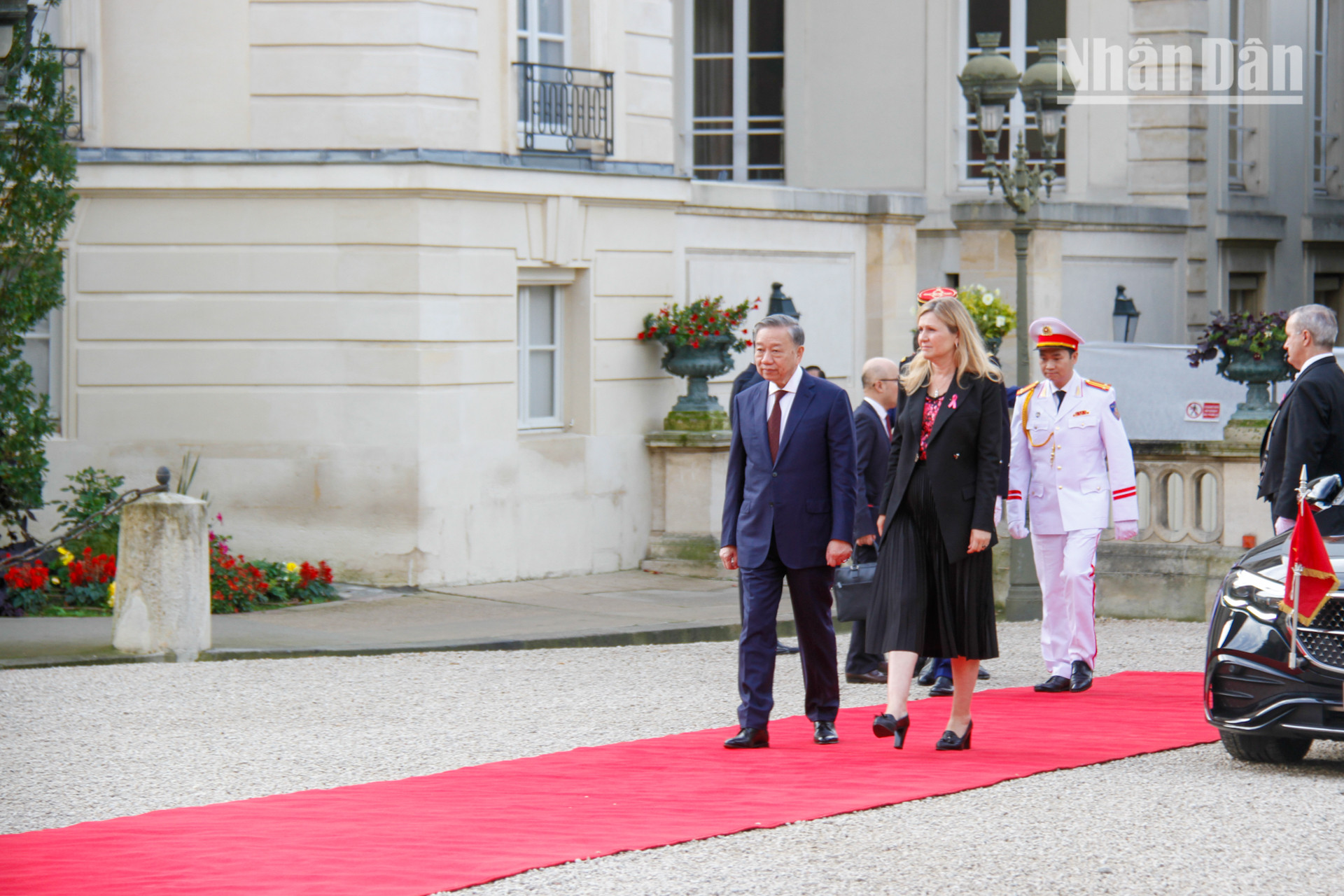 [Ảnh] Tổng Bí thư, Chủ tịch nước Tô Lâm hội kiến Chủ tịch Quốc hội Pháp ảnh 2