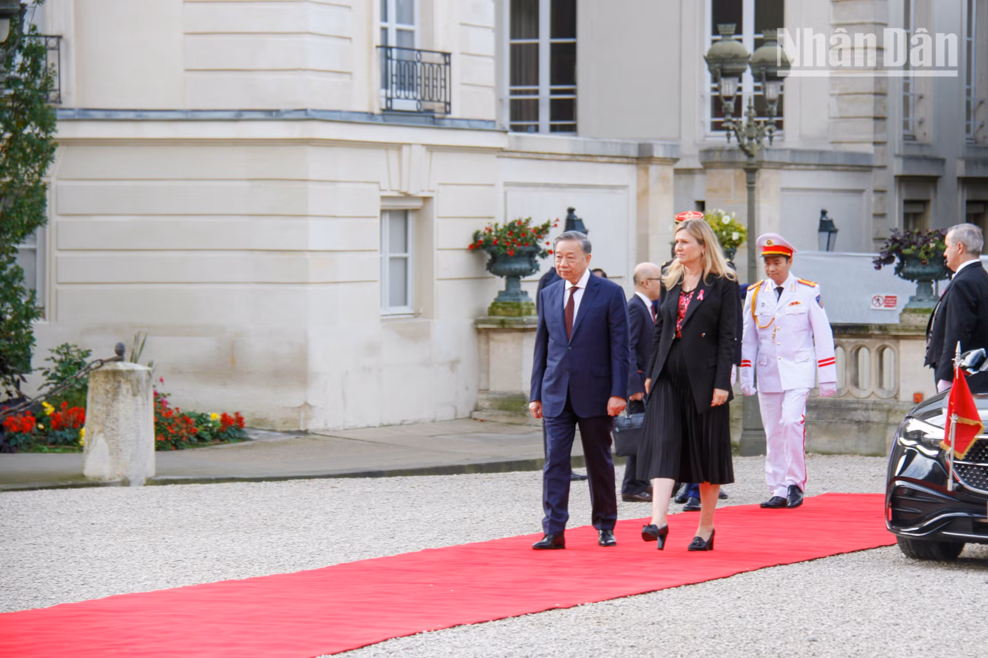 [Ảnh] Tổng Bí thư, Chủ tịch nước Tô Lâm hội kiến Chủ tịch Quốc hội Pháp ảnh 2