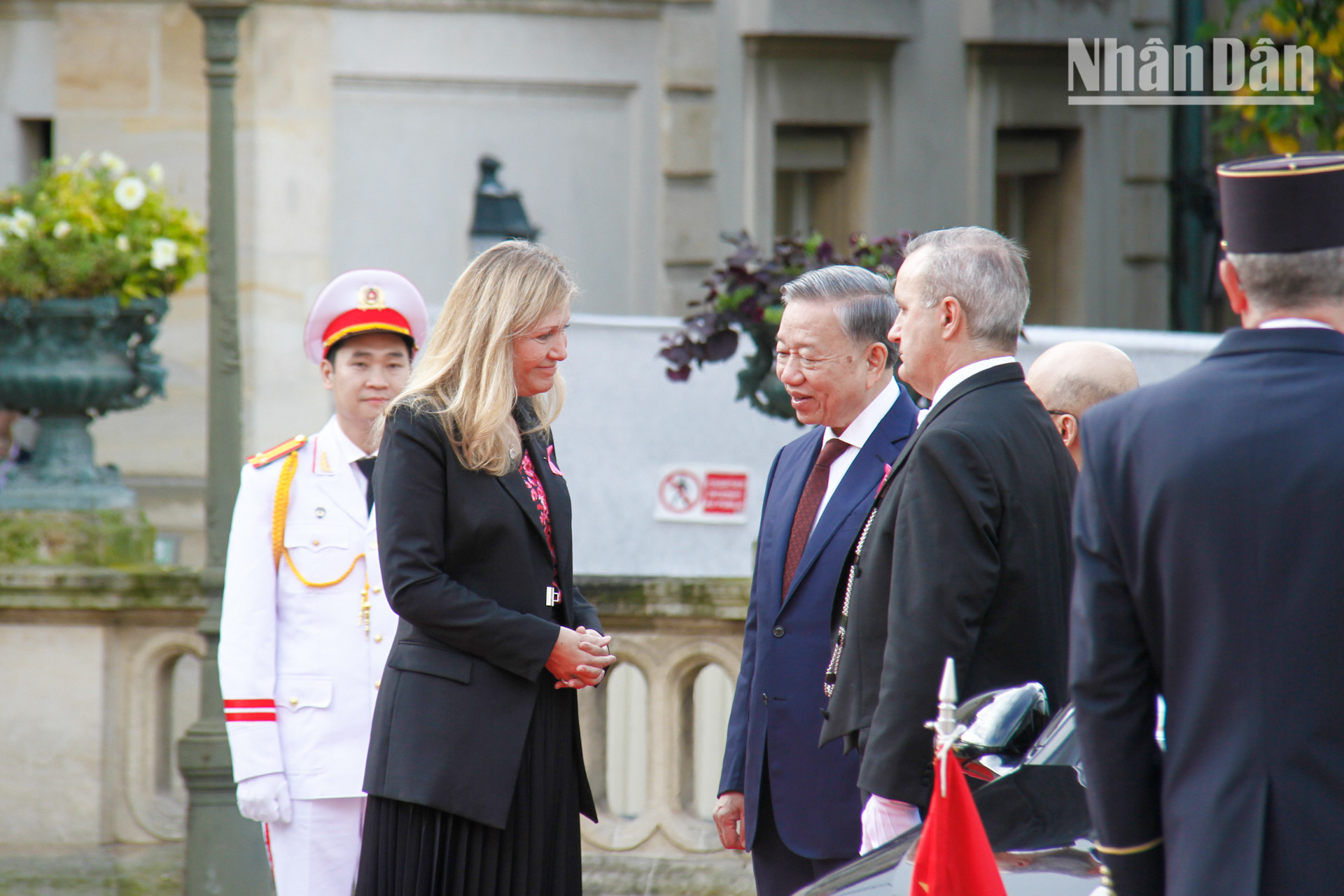 [Ảnh] Tổng Bí thư, Chủ tịch nước Tô Lâm hội kiến Chủ tịch Quốc hội Pháp ảnh 1