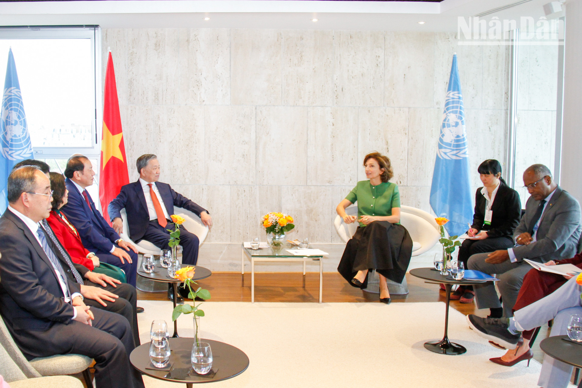 [Ảnh] Tổng Bí thư, Chủ tịch nước Tô Lâm thăm chính thức Trụ sở UNESCO ảnh 6