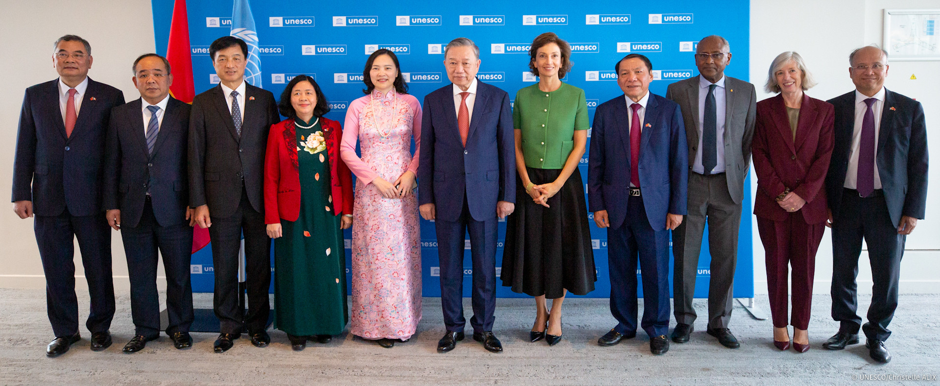 [Ảnh] Tổng Bí thư, Chủ tịch nước Tô Lâm thăm chính thức Trụ sở UNESCO ảnh 9