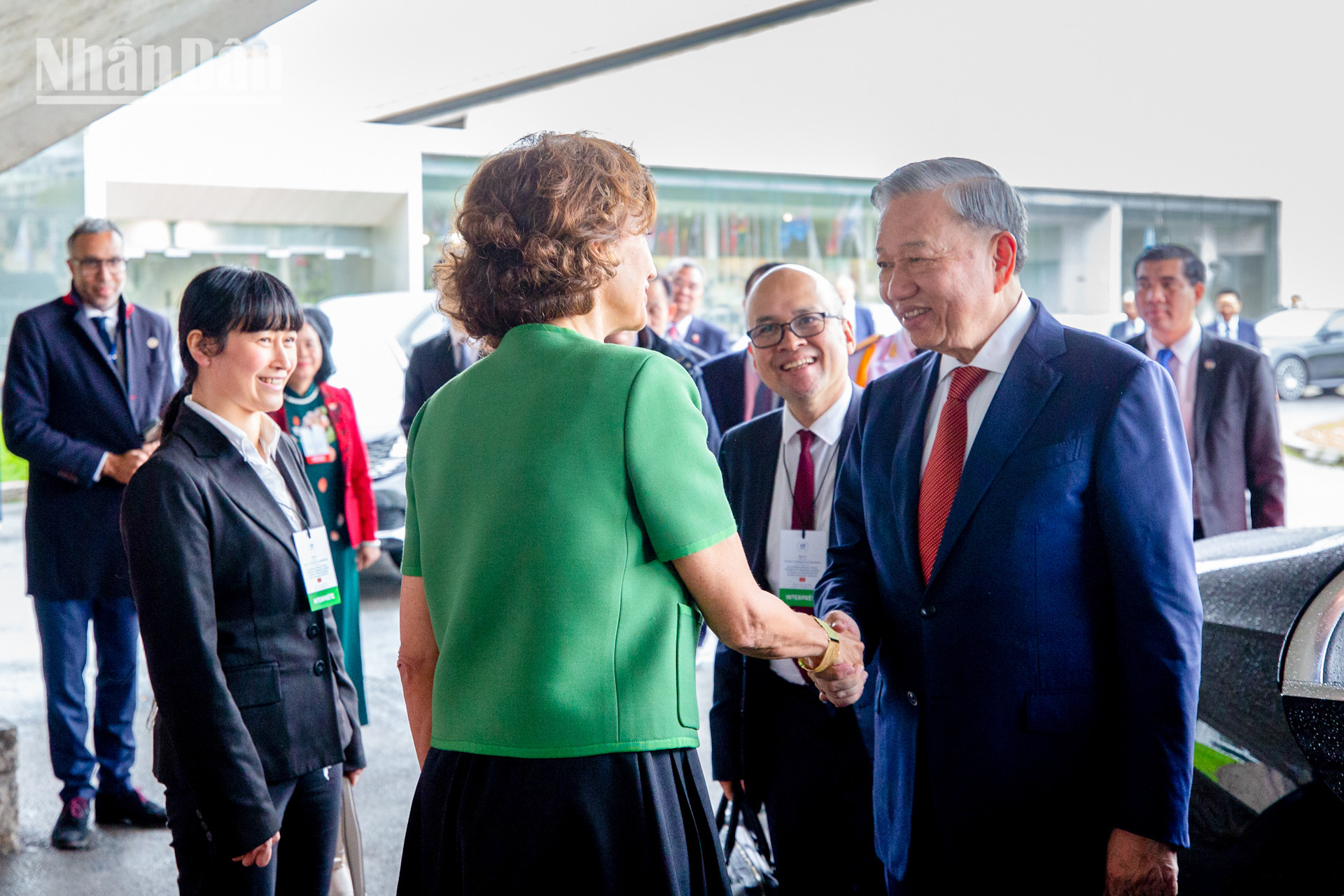[Ảnh] Tổng Bí thư, Chủ tịch nước Tô Lâm thăm chính thức Trụ sở UNESCO ảnh 1