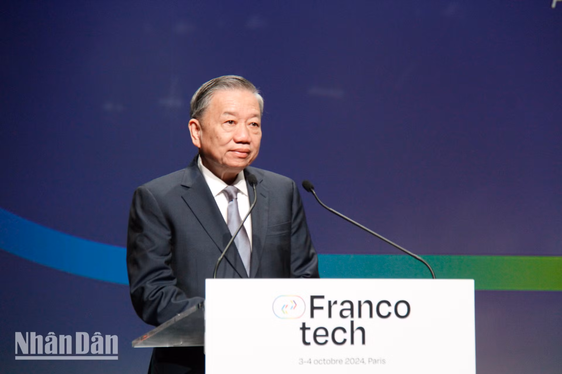 [Ảnh] Hoạt động của Tổng Bí thư, Chủ tịch nước Tô Lâm tại FrancoTech ảnh 3