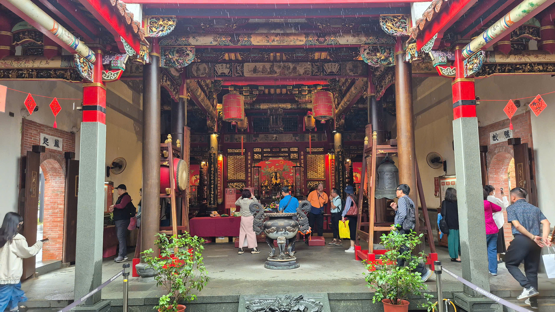 Một ngôi đền thờ thành hoàng tại Trung tâm Nghệ thuật truyền thống tại Yilan.