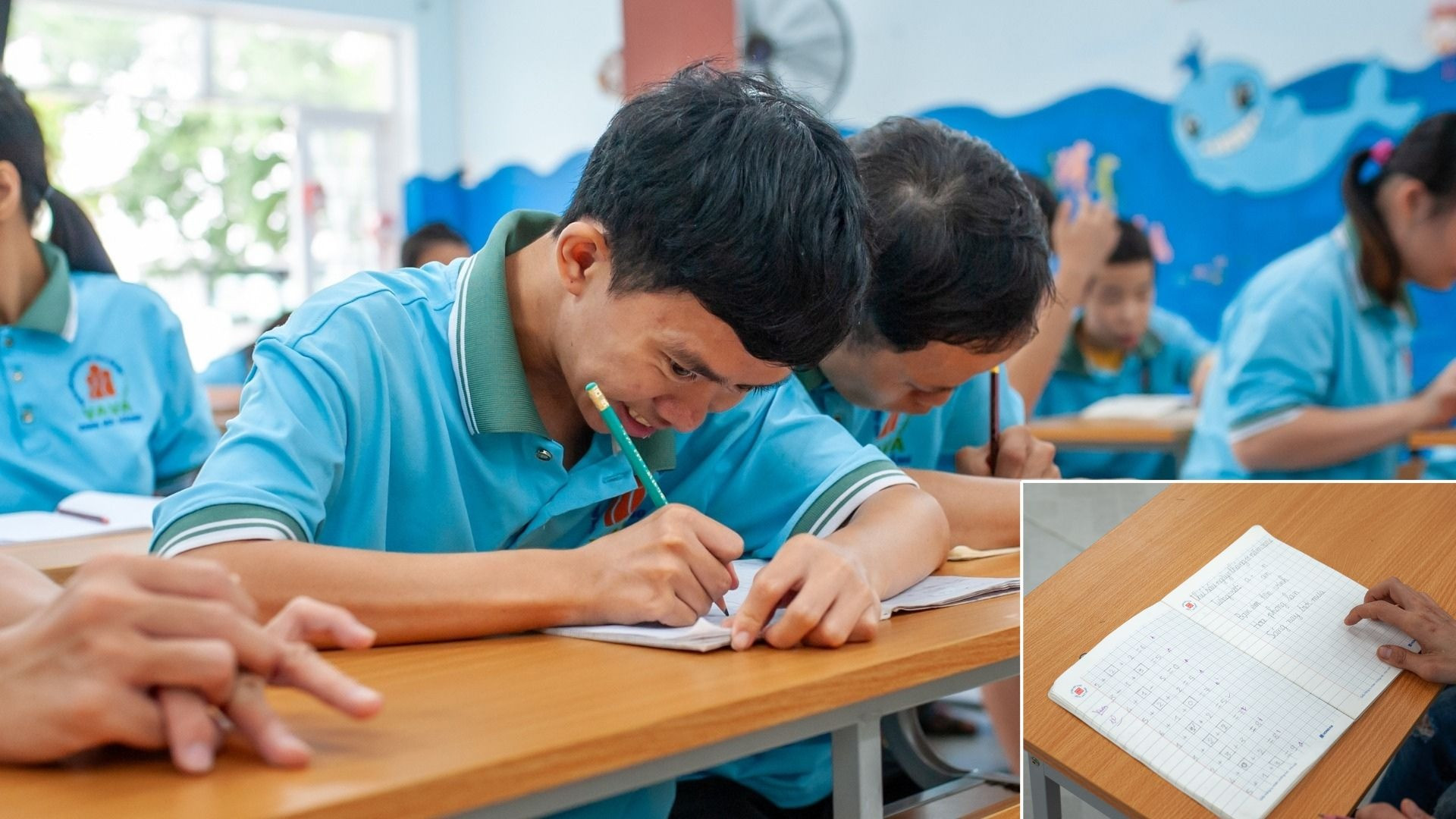 Hải và những câu chữ tròn trịa của mình. Hải và những câu chữ tròn trịa của mình.