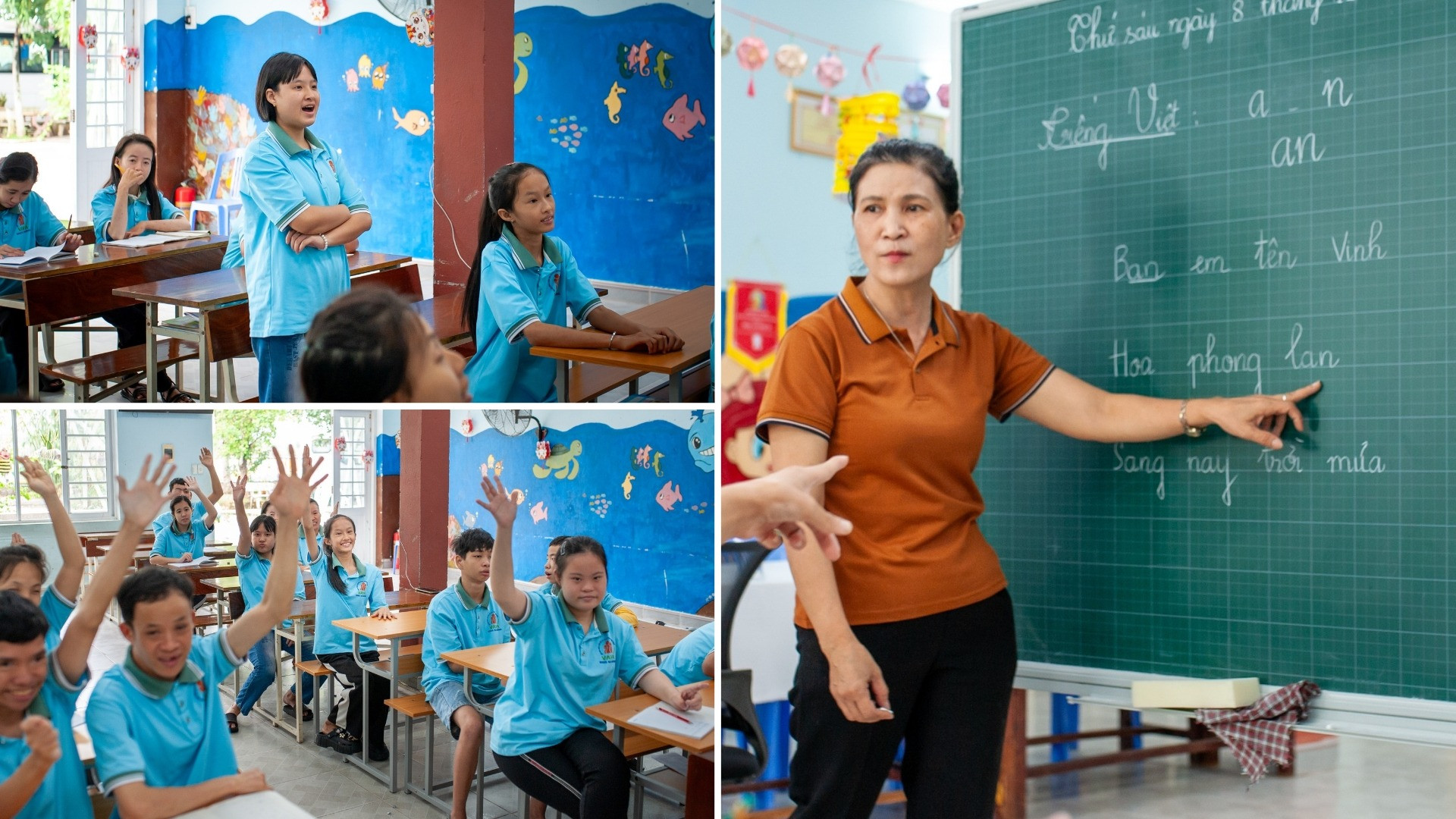 Tiết học văn hóa sôi nổi tại Trung tâm. Tiết học văn hóa sôi nổi tại Trung tâm.