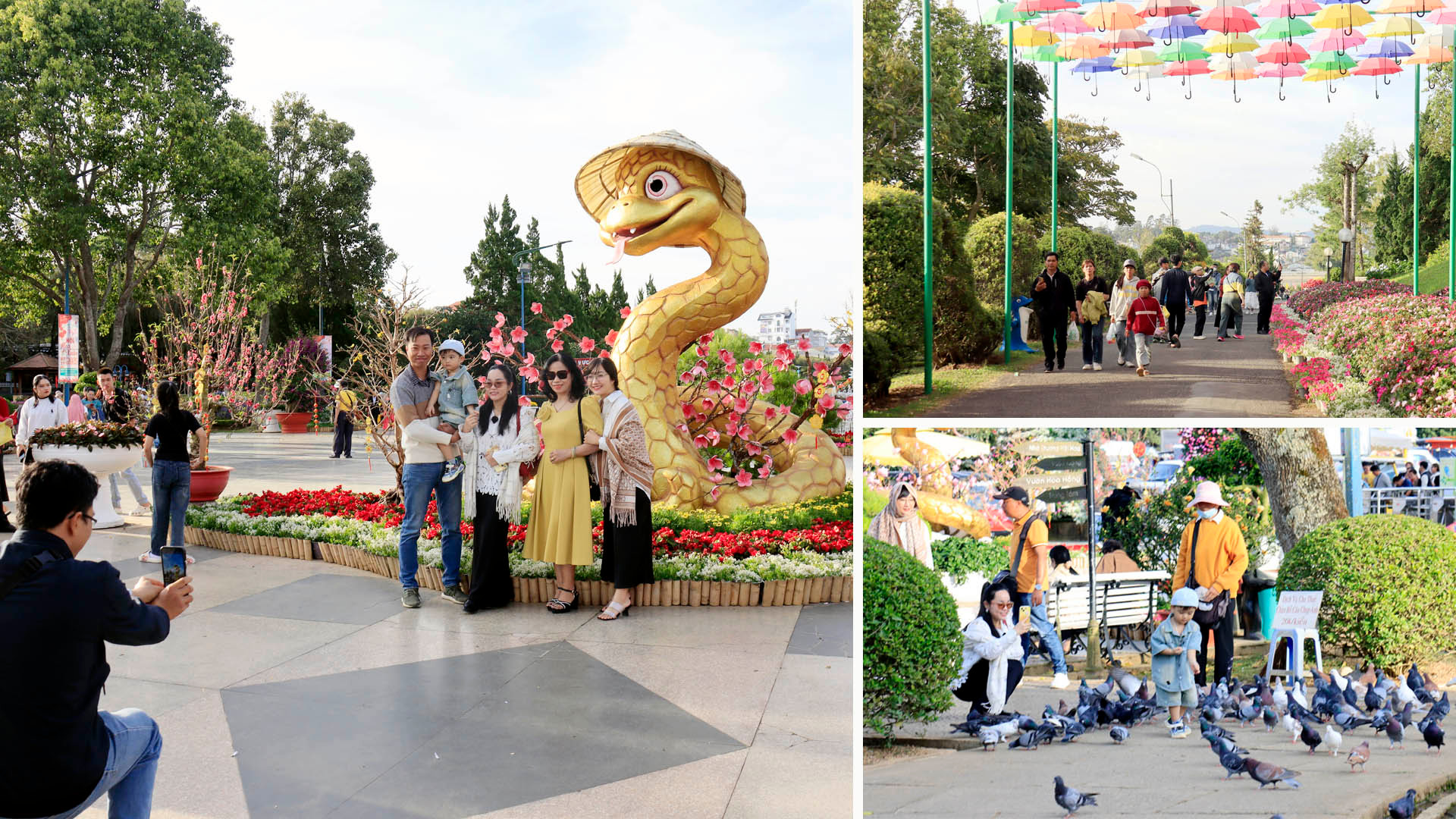 Ghi nhận, tại nhiều khu, điểm du lịch tại Đà Lạt, lượng du khách bắt đầu tăng dần.