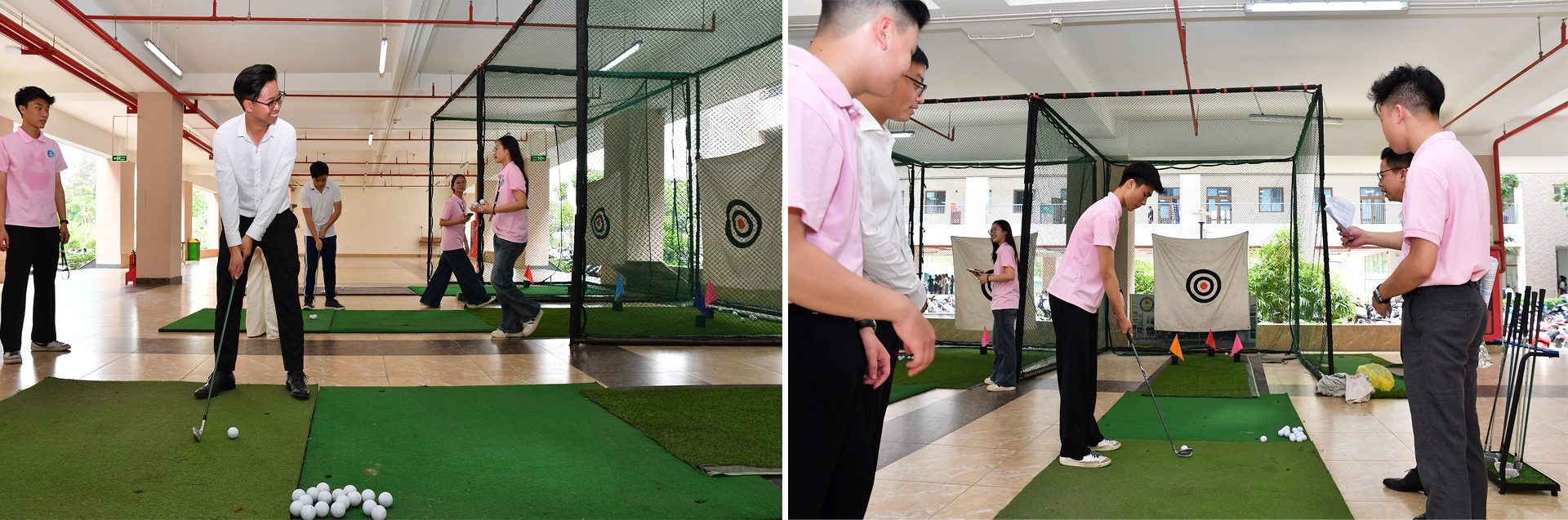 Một trong những khu vực thu hút nhiều đại biểu, sinh viên tham gia.